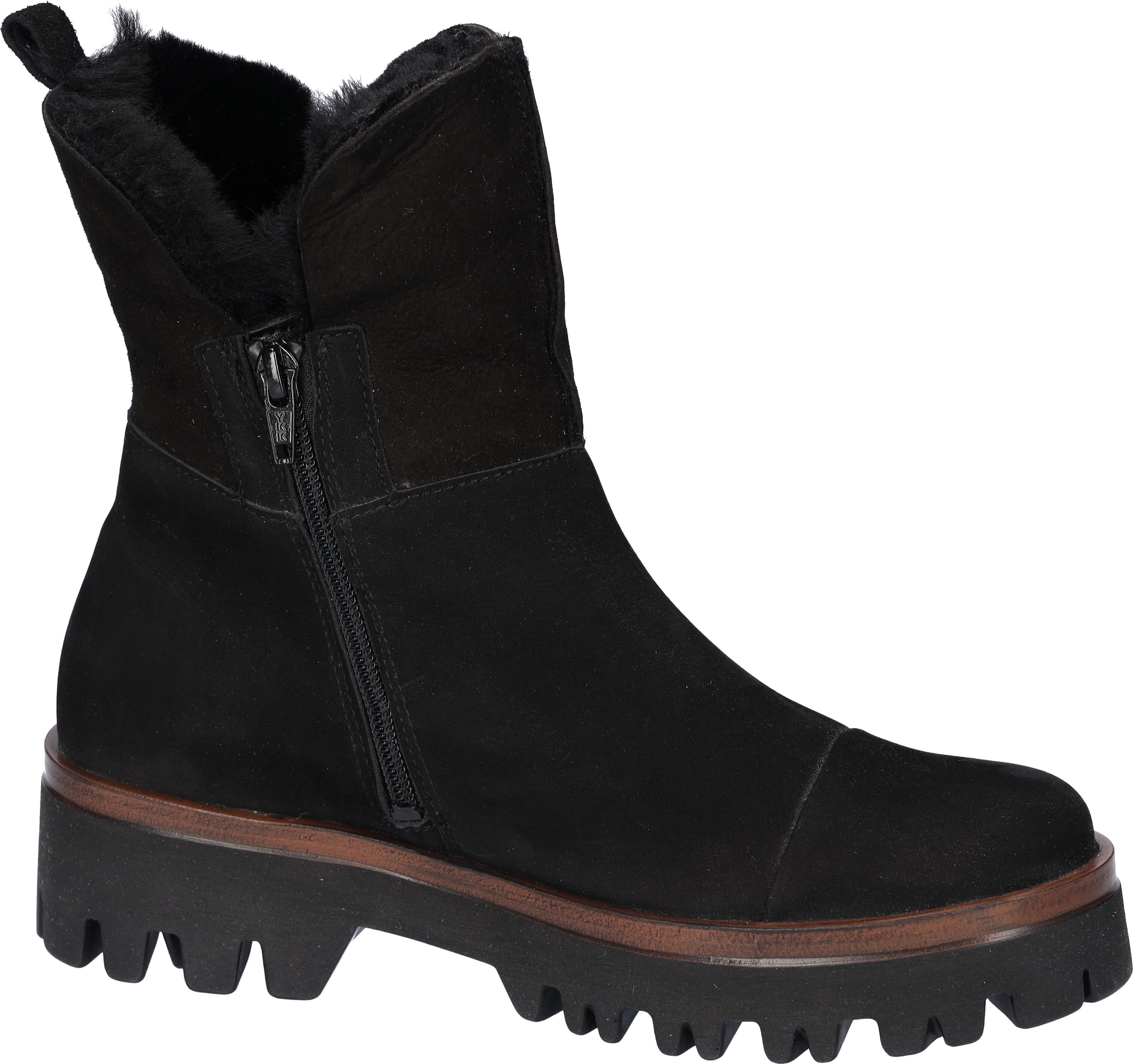 Waldläufer Winterlaarzen H-LONDON , comfortboots, profielzool, met knuffelige kraag, comfortabele breedte g