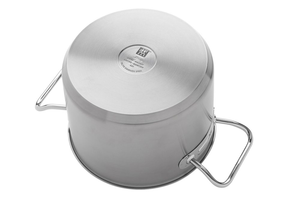 Zwilling Pannenset Classic Sandwichbodem, zeer goede warmteverdeling, stay-cool handgrepen (set)