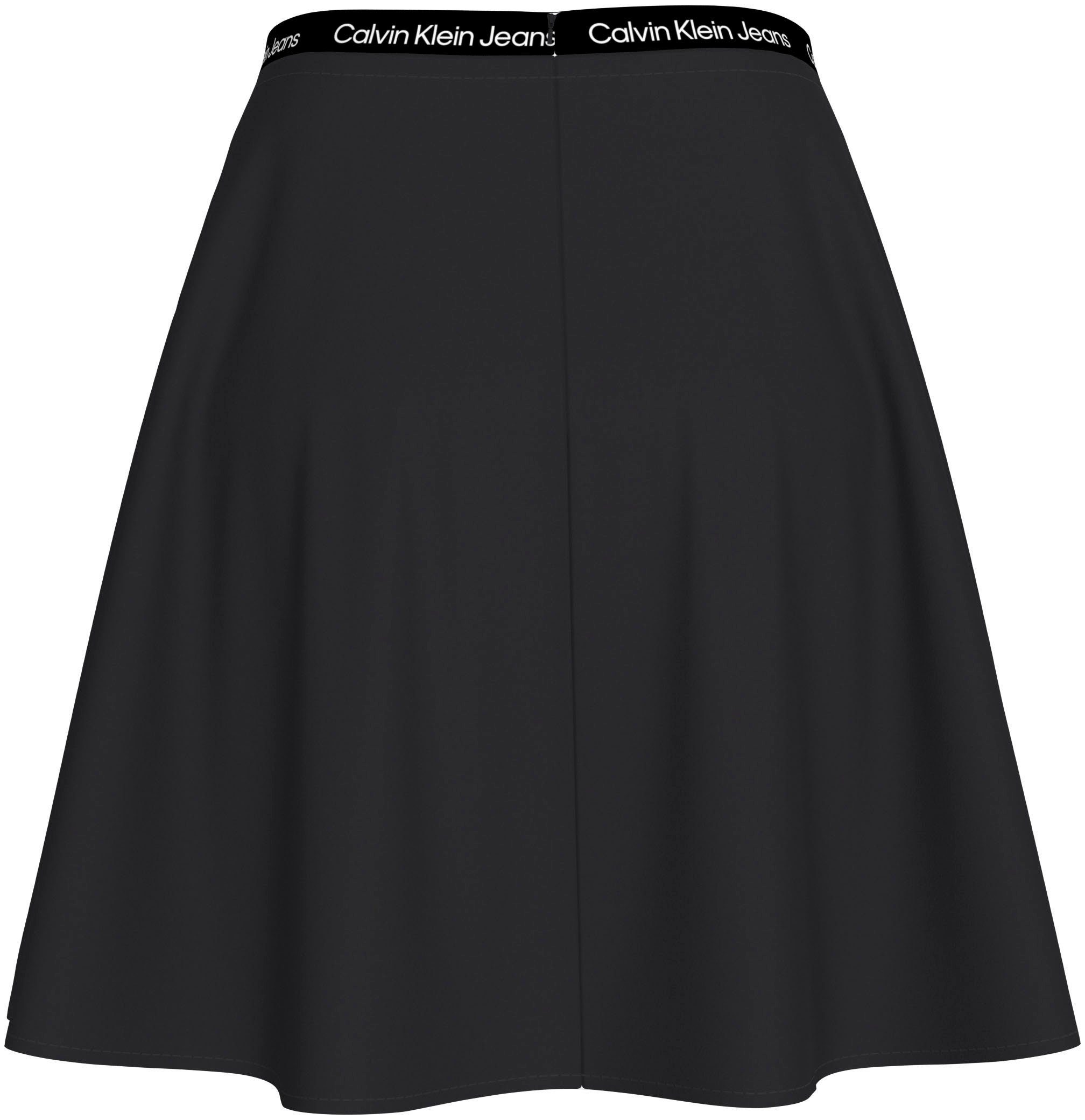 Calvin Klein Rok in a-lijn Logo elastic skirt met een logo-opschrift