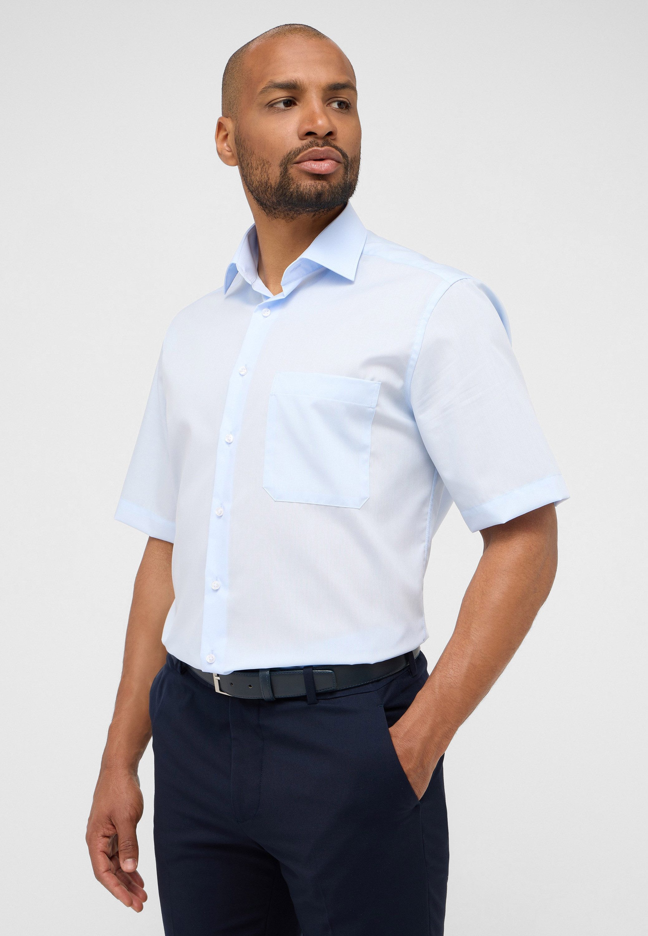 Eterna Overhemd met korte mouwen Comfort fit