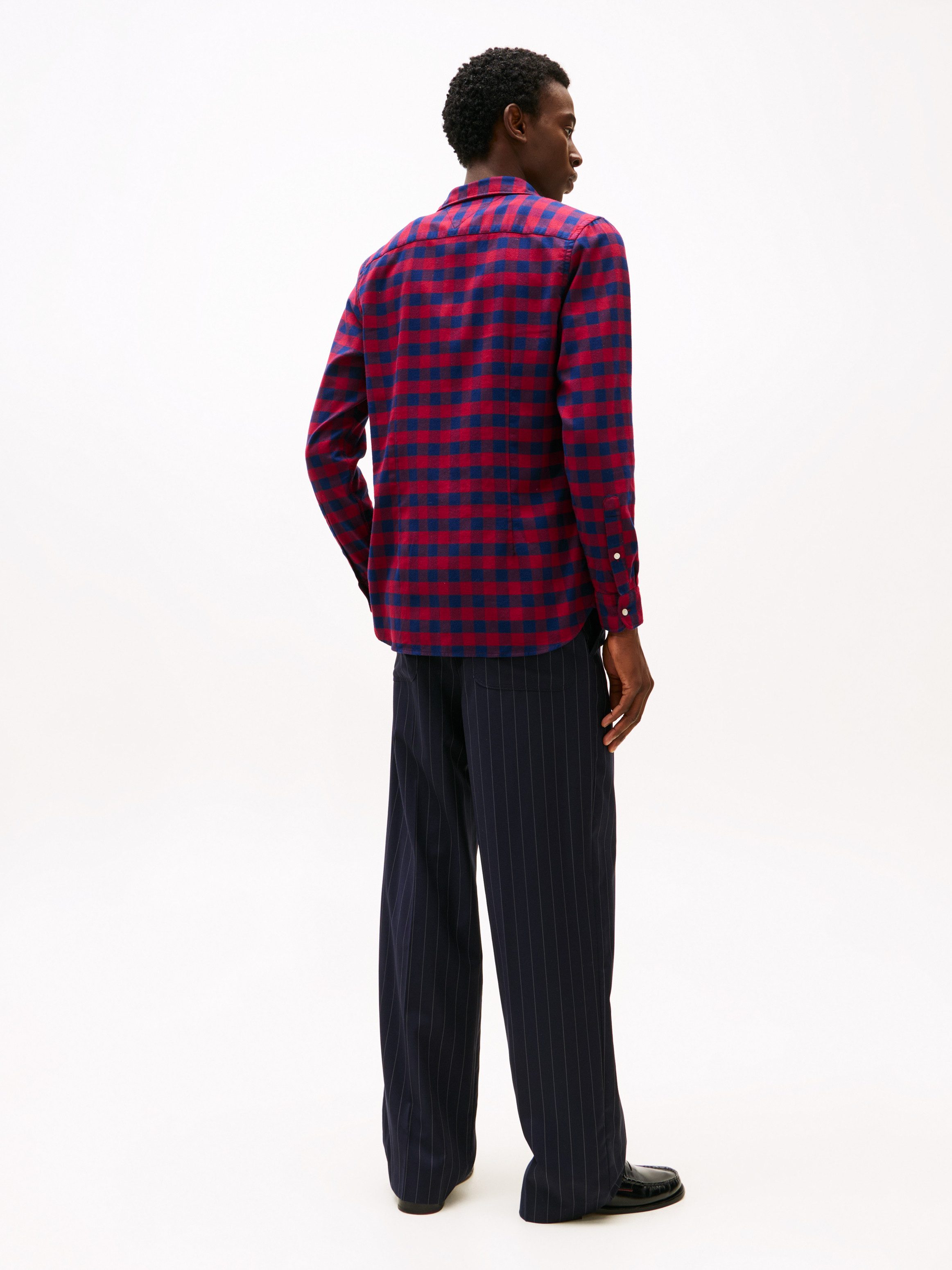 Tommy Hilfiger Overhemd met lange mouwen BRUSHED GINGHAM SF SHIRT