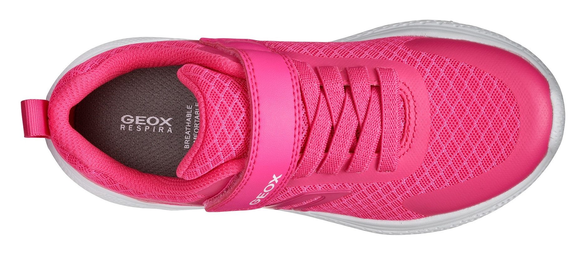 Geox Sneakers J SPRINTYE GIRL , vrijetijdsschoen, instapschoen met klittenbandsluiting