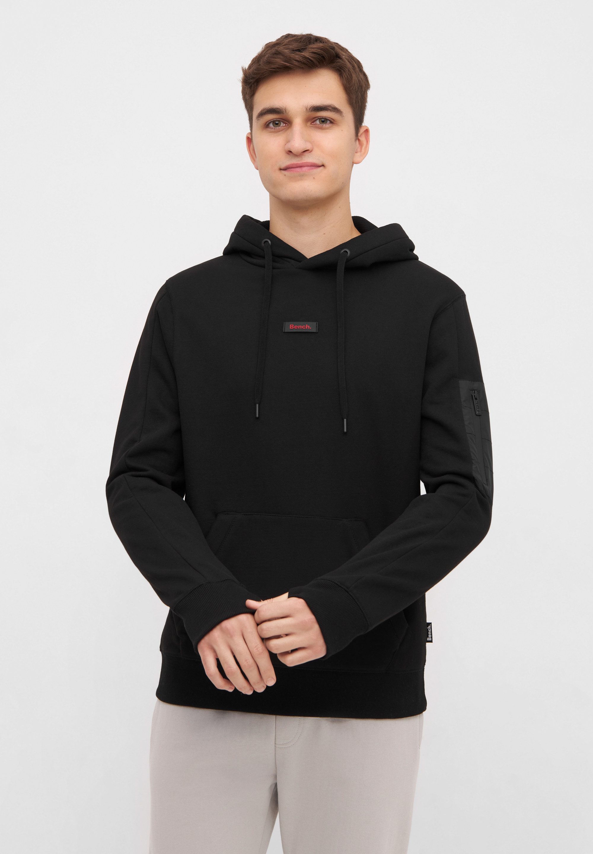 Bench. Hoodie RUDYARD heren hoodies maat 58 zwart