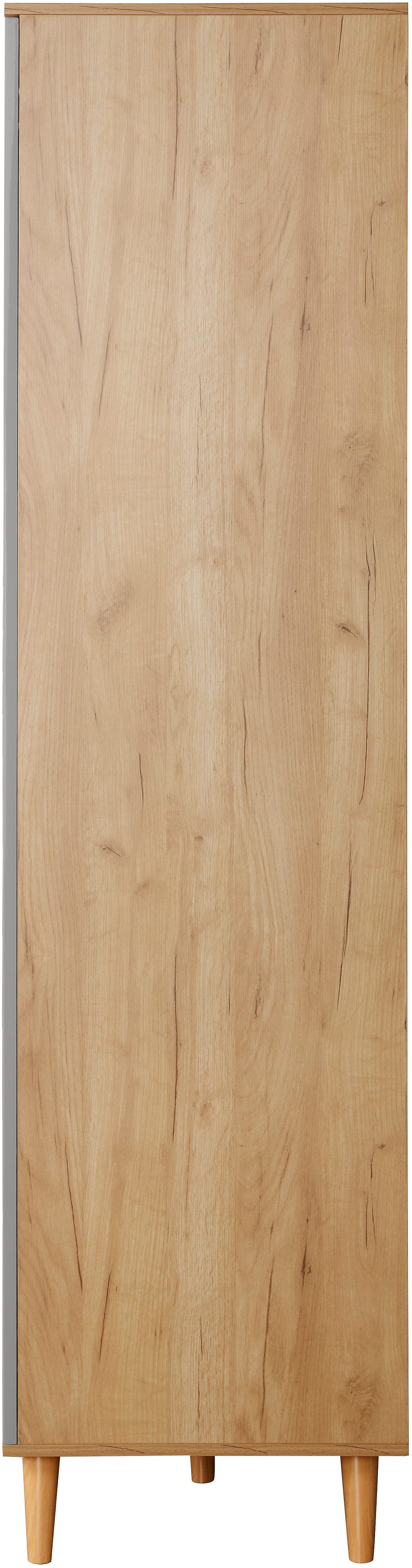 andas Kledingkast Lund slaapkamerkast bestseller in Scandinavisch design Kledingkast met premium binneninrichting, breedte 200 cm hoogglans