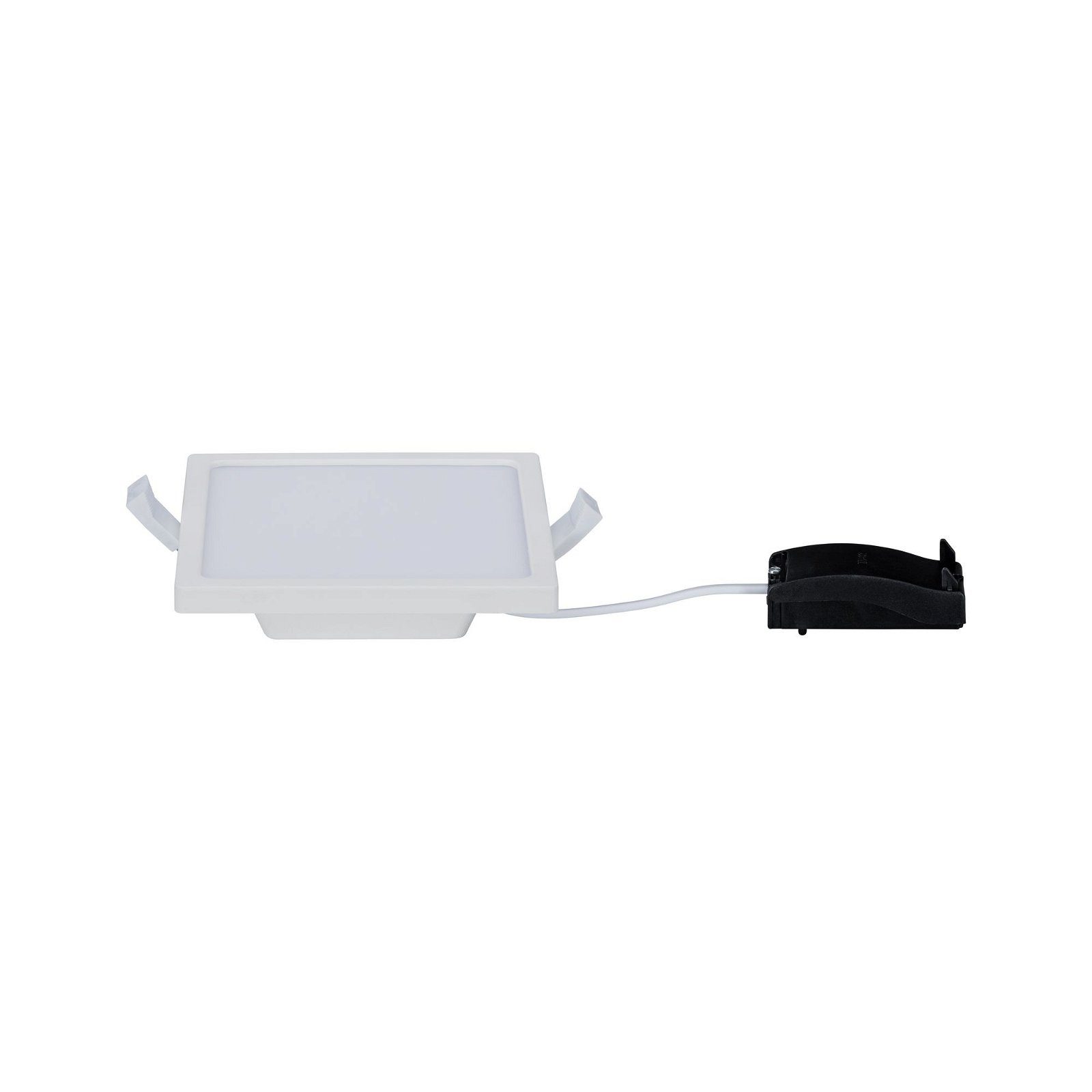 Paulmann Ledinbouwlamp Areo vierkant 120x120mm 7,5W 460lm 3000K Mat wit IP23 Plafondmontage (1 stuk)