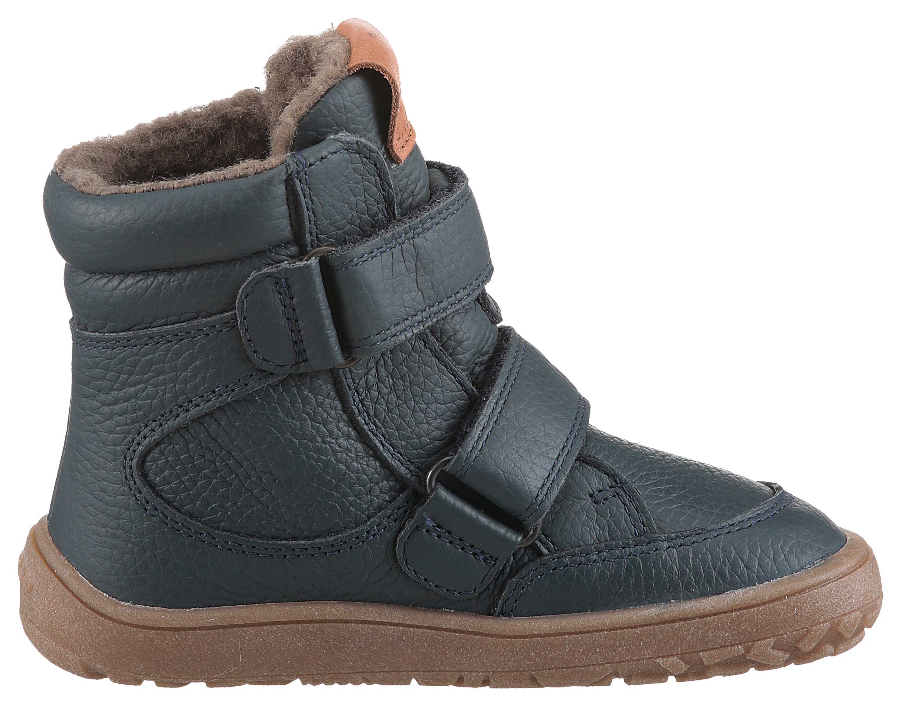 froddo® Barefootschoenen BAREFOOT TEX WINTER Winterlaarzen, klittenbandlaarzen, comfortabele schoen met wolvoering