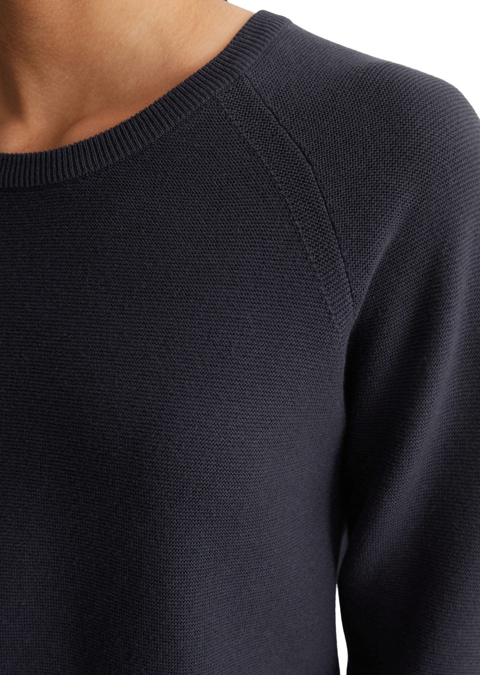 Marc O'Polo DENIM Trui met ronde hals met een fijne structuur