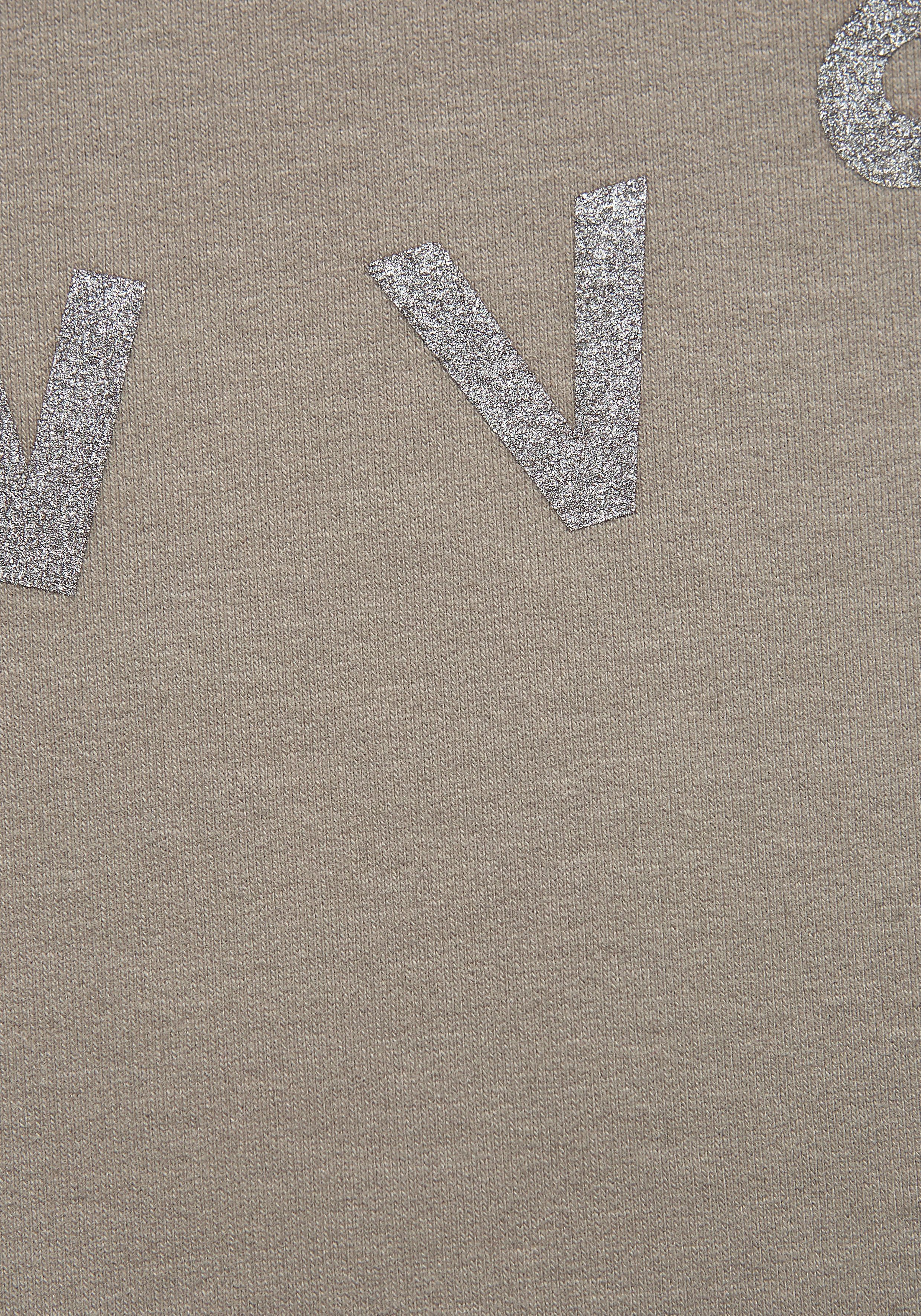 Elbsand Sweatshirt met frontprint, ronde hals, printpullover, casual-sportief