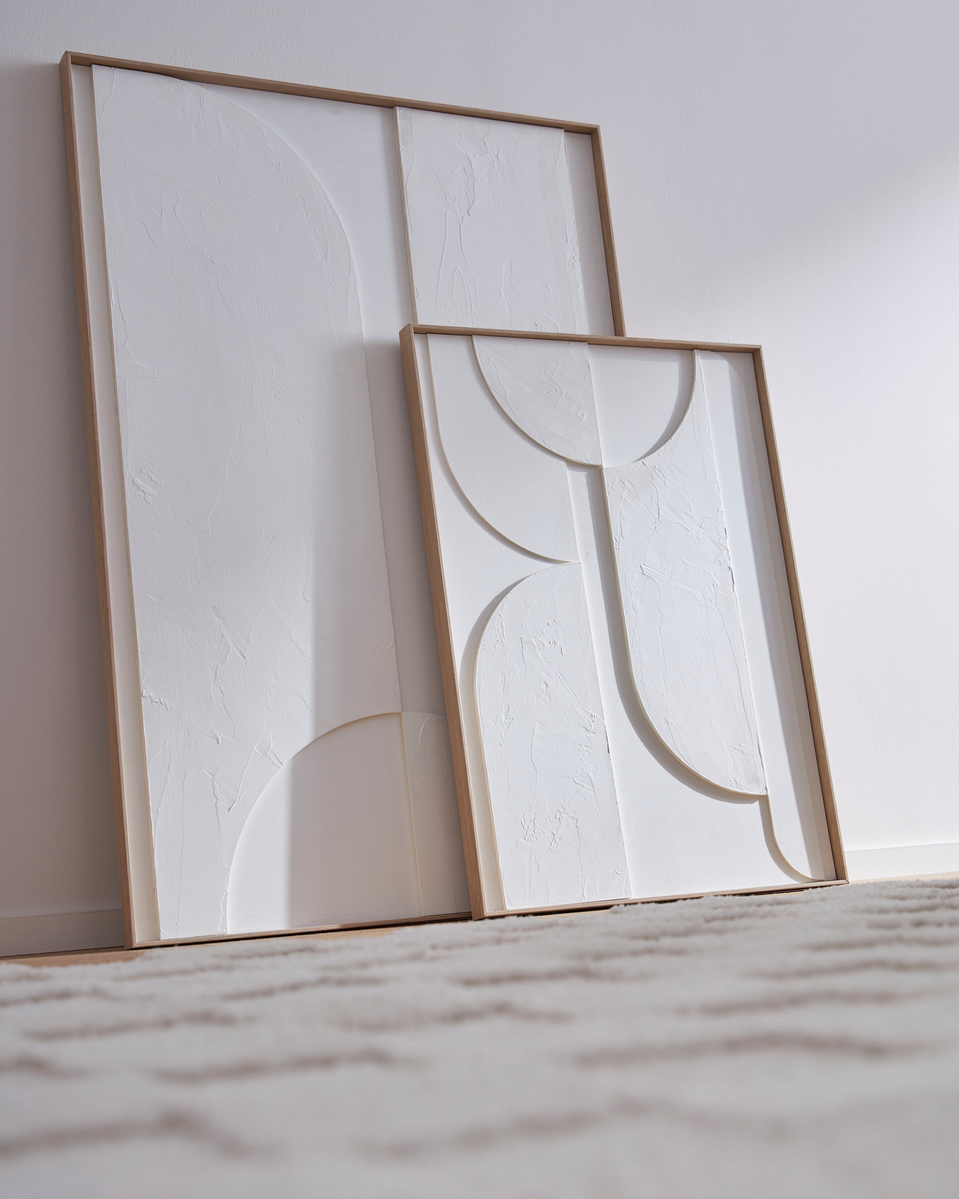 LeGer Home by Lena Gercke Wanddecoratie Mars in 3d-reliefpatroon, handgemaakt