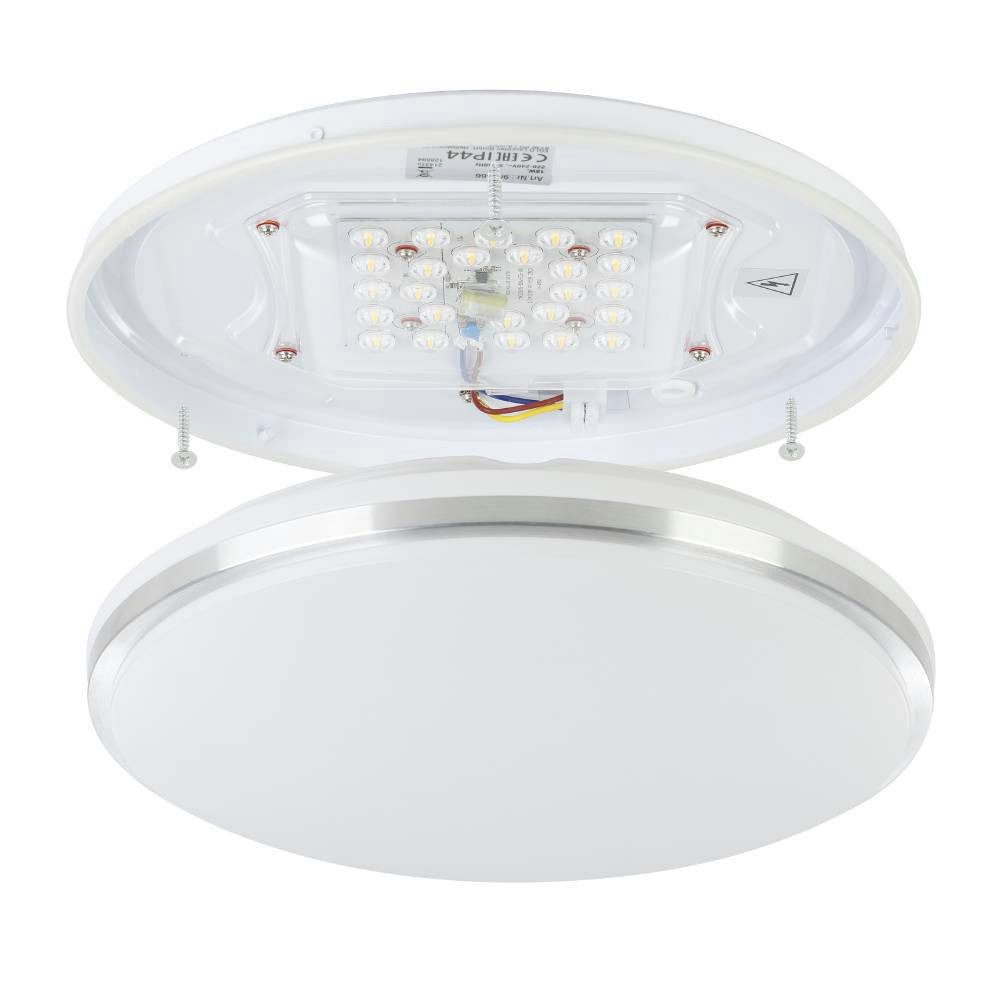 EGLO Plafondlamp PINETTO Plafondlamp, wandlamp, lamp plafond voor badkamer, IP44, Ø 34 cm (1 stuk)