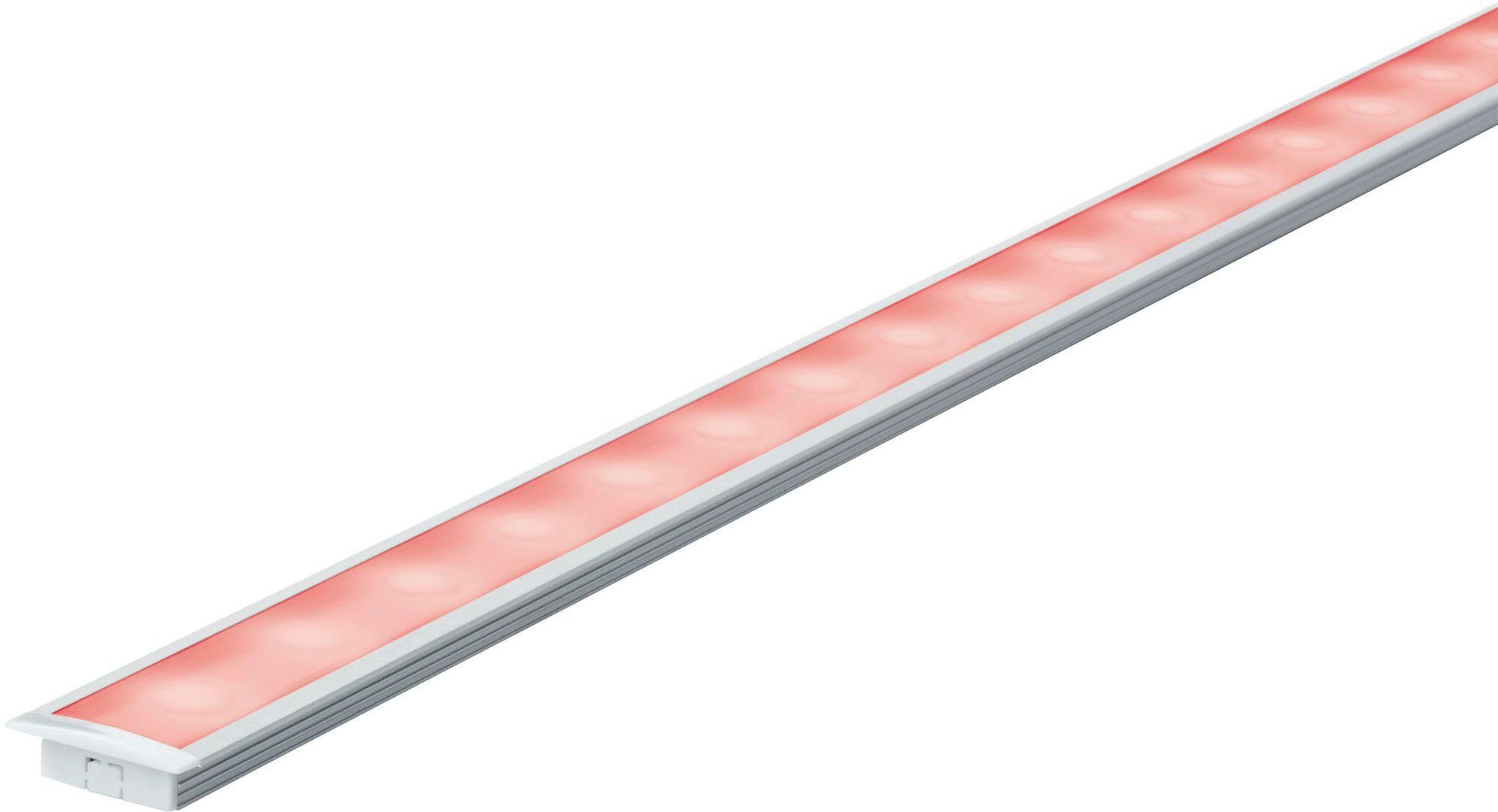 Paulmann Led-strepen Vloer Profiel met Diffuser 100cm Geanodiseerd Alu, Satin, Alu/Kunststof Alu (1 stuk)