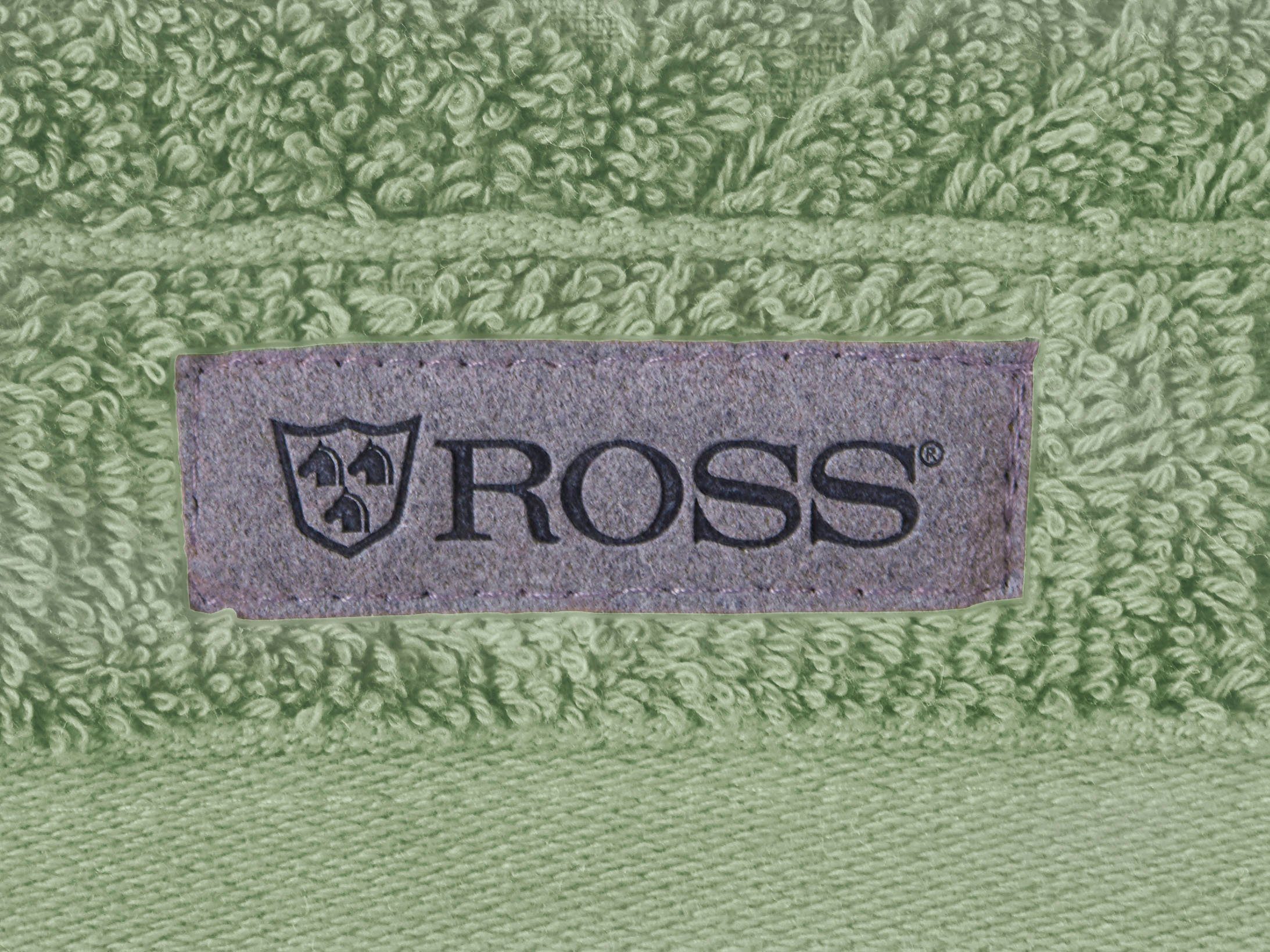 ROSS Handdoek Smart Uni-rib met velourslabel (2 stuks)
