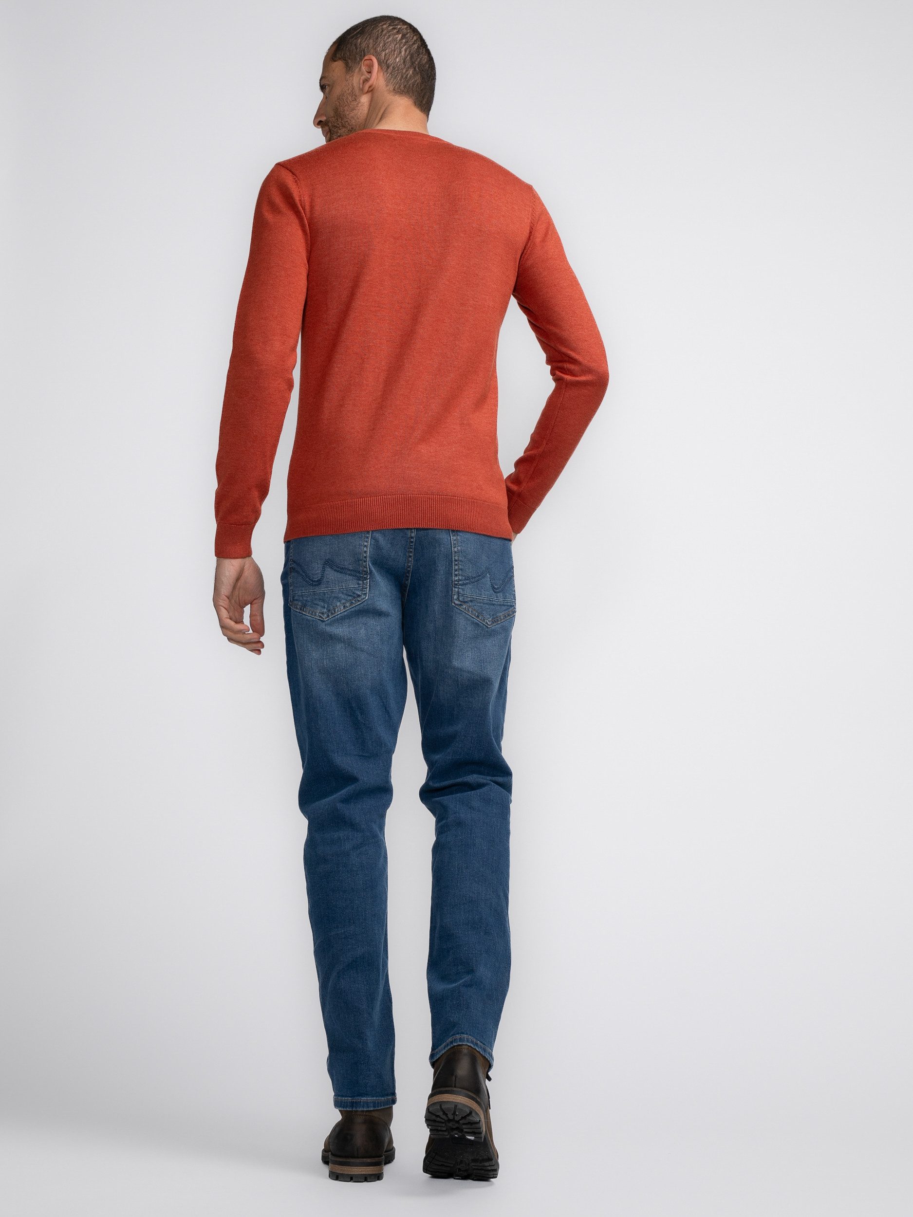 Petrol Industries Trui met V-hals Men Knitwear V-Neck Basic