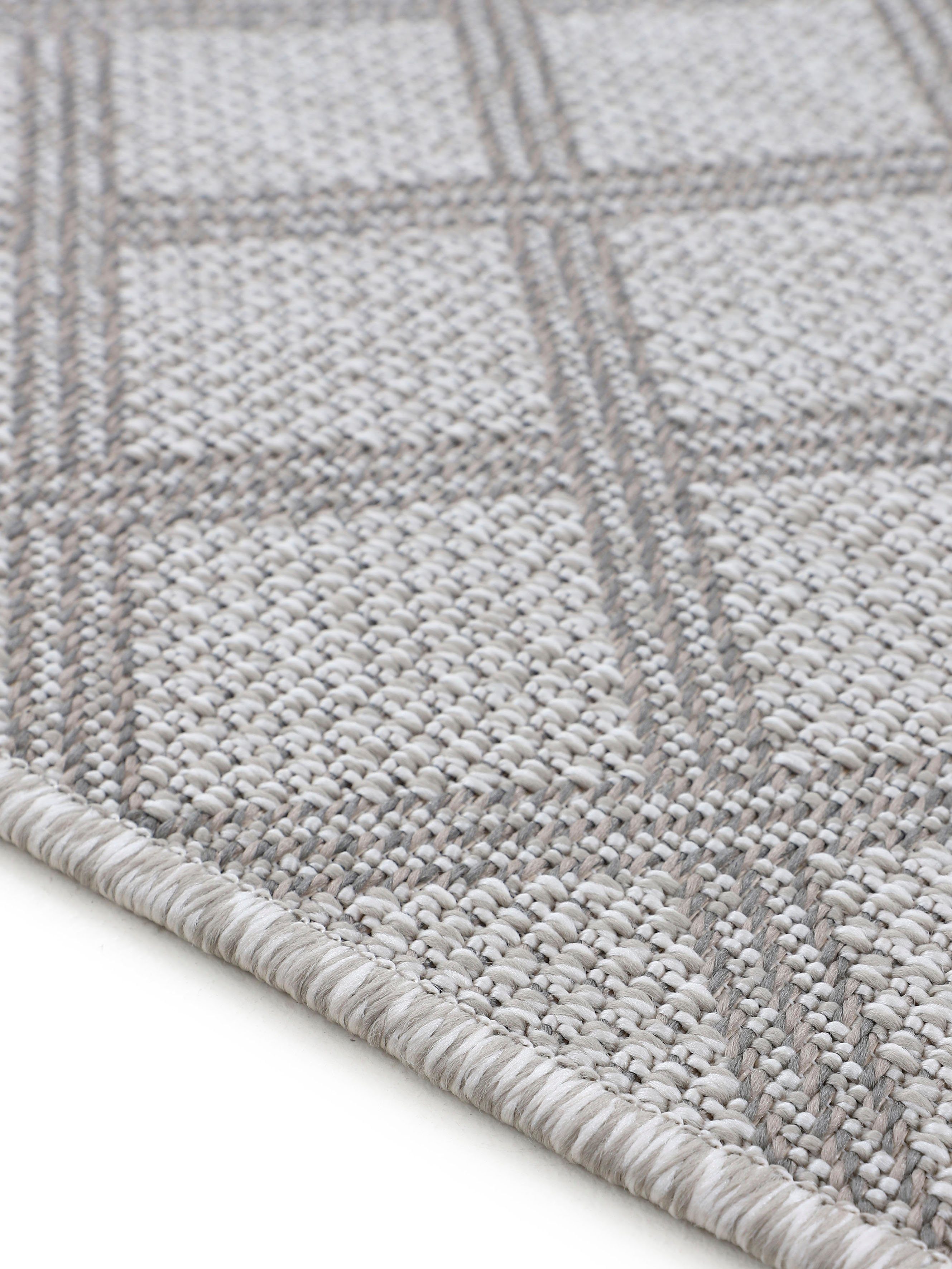 carpetfine Vloerkleed Boho 104 robust vlakweefsel, sisal look, uv-bestendig, buitenruimte
