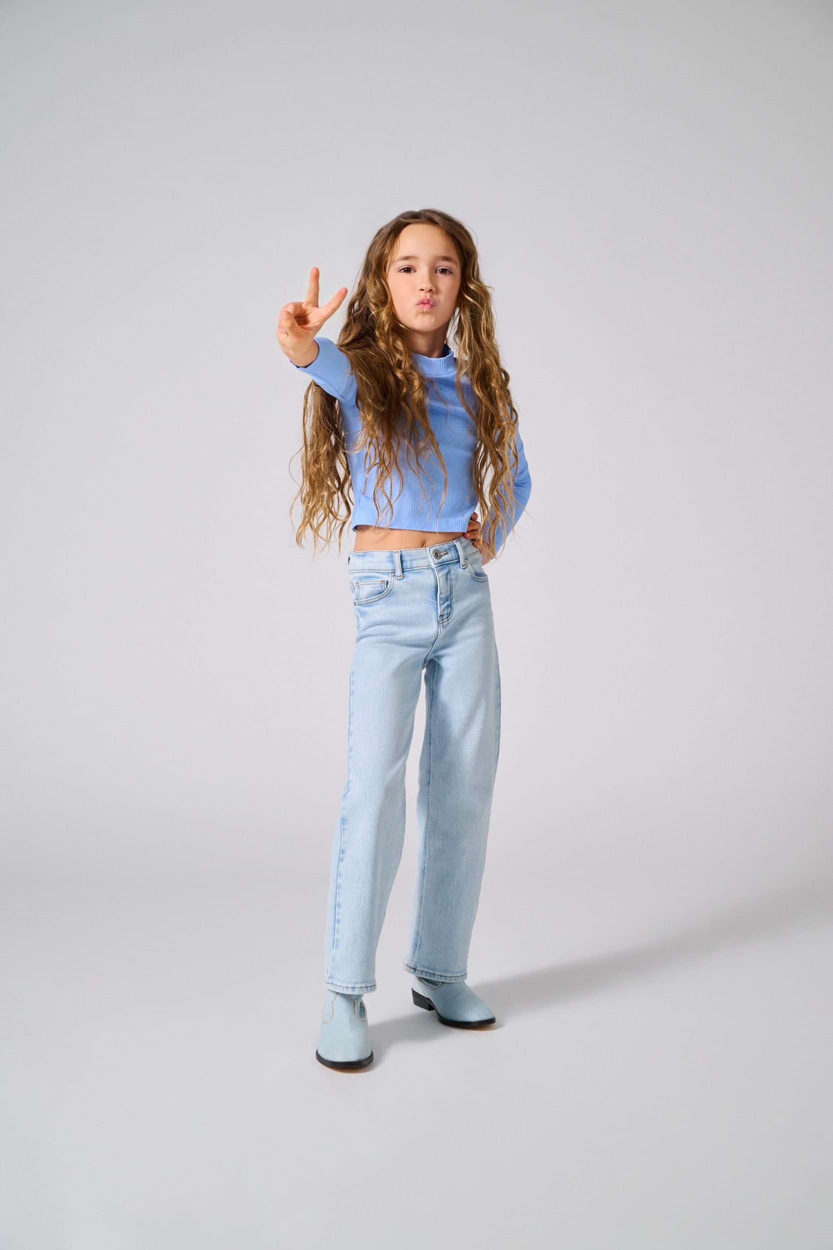KIDS ONLY Wijde jeans KOGJUICY LIFE WIDE LEG DNM DIA547 NOOS