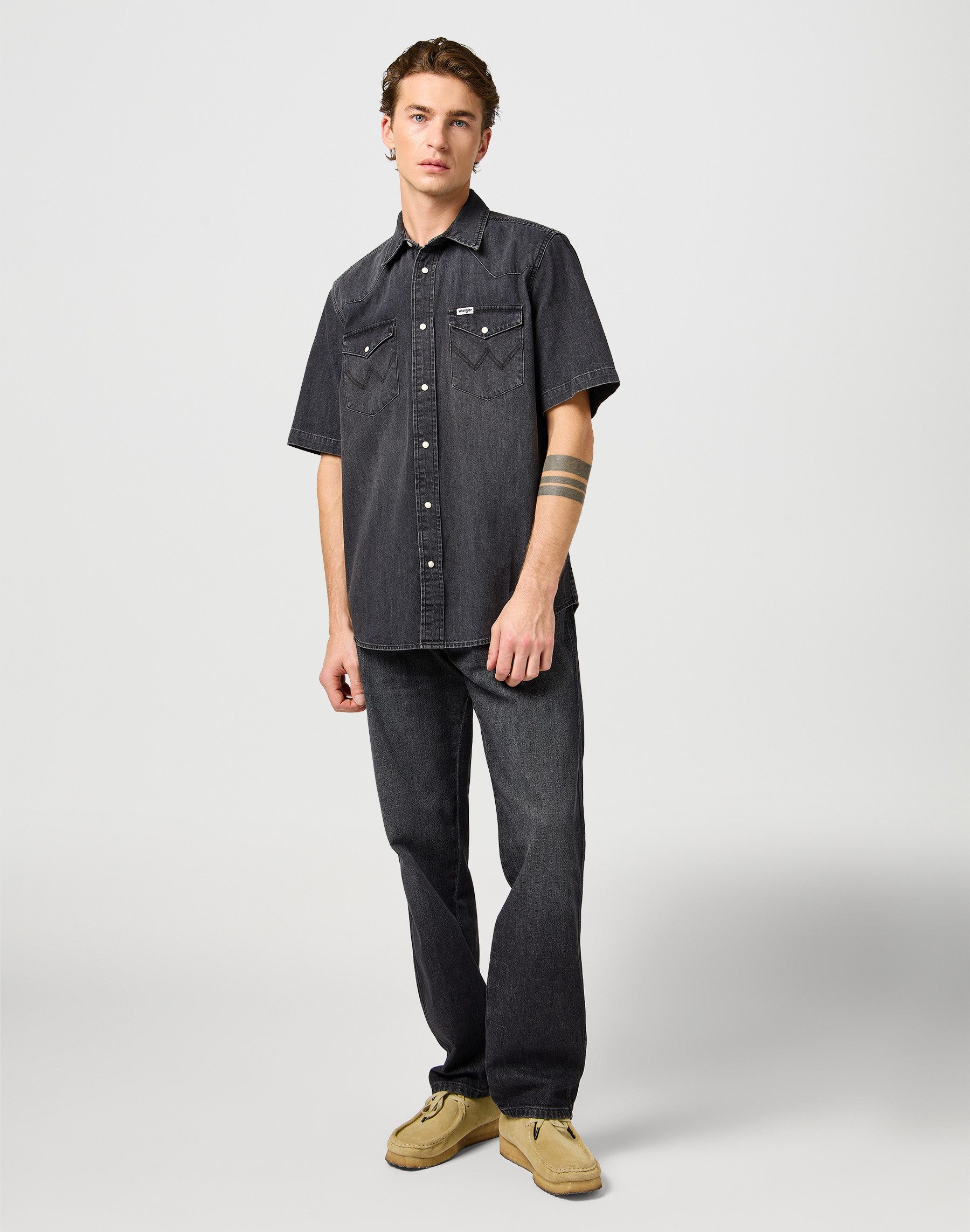 Wrangler Overhemd met korte mouwen Western