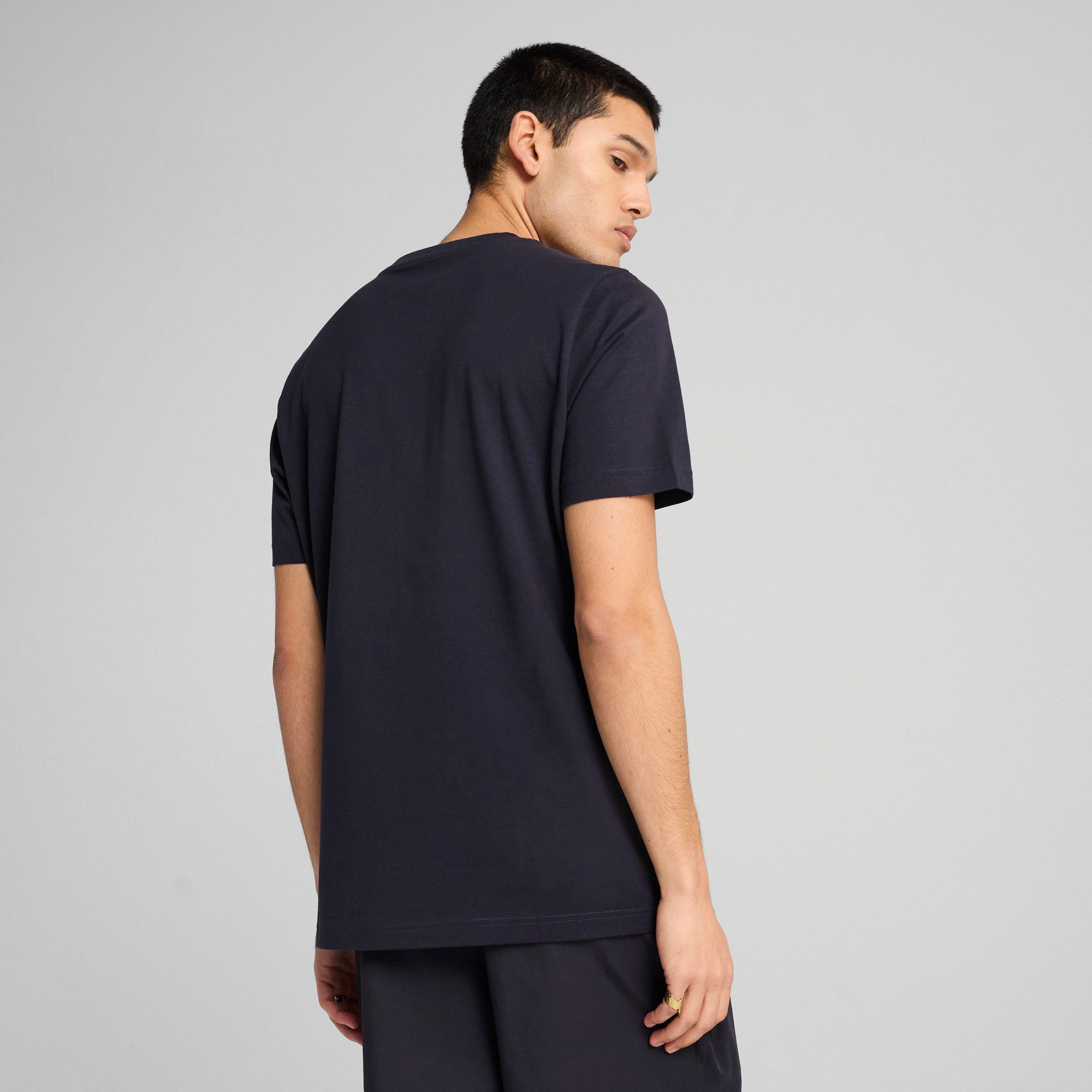 PUMA T-shirt ESS NO. 1 LOGO TEE Basic heren T-shirt met logo