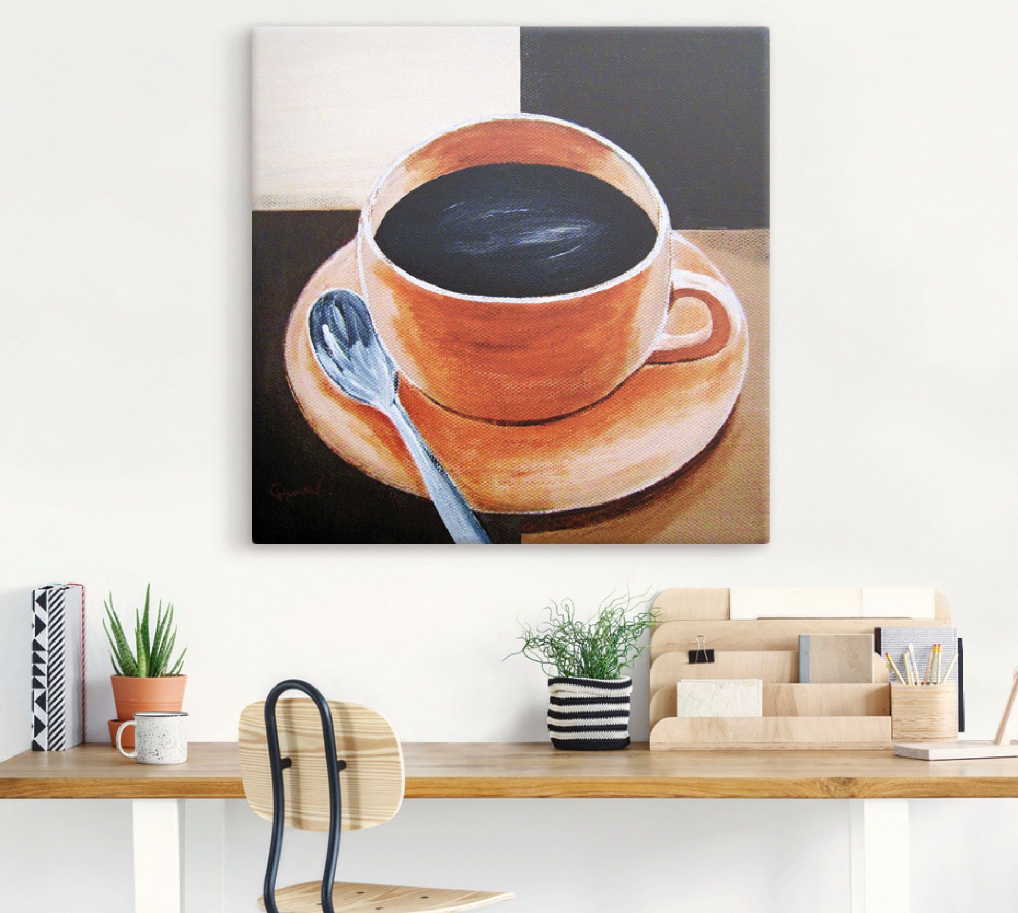 Artland Artprint Koffie als artprint op linnen, poster in verschillende formaten maten
