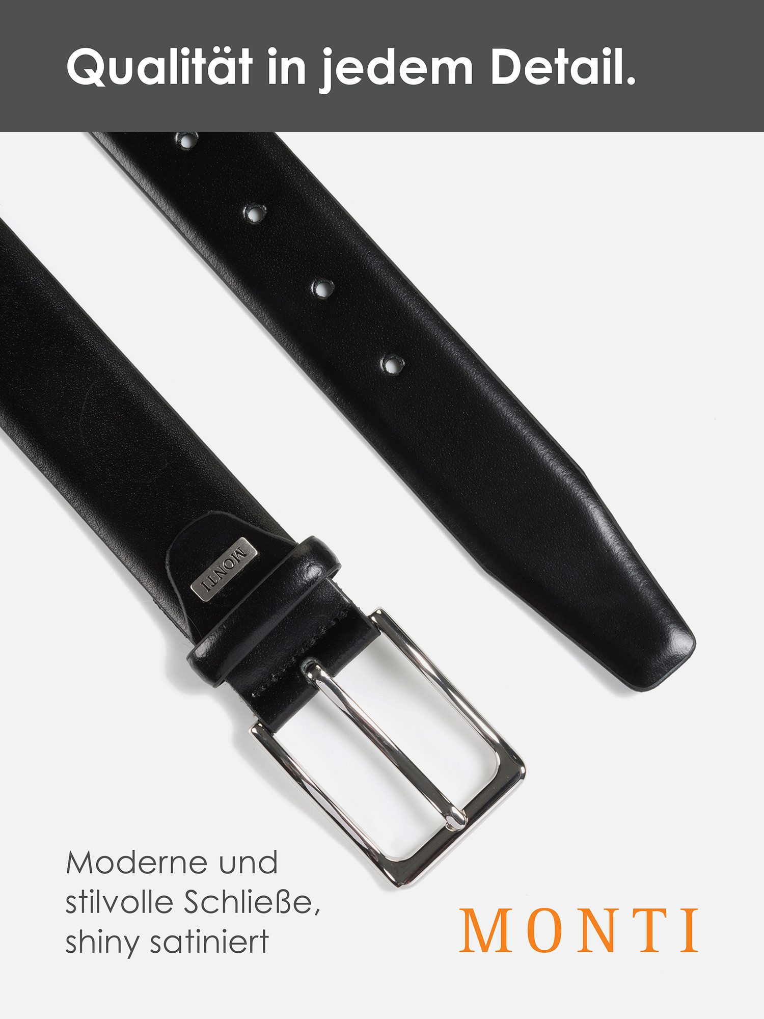 MONTI Leren riem Redding