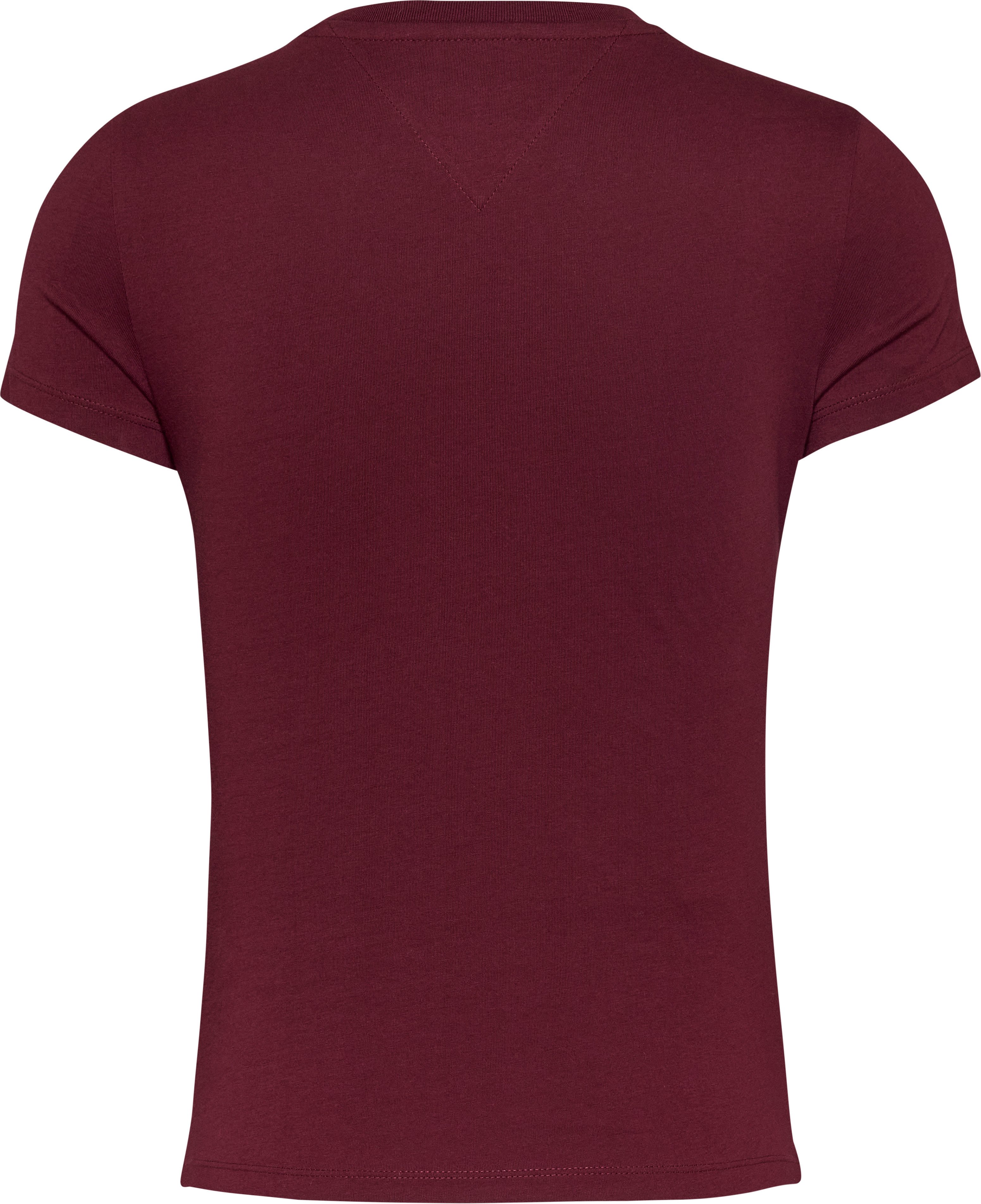 TOMMY JEANS T-shirt TJW SLIM LINEAR TEE met een logo-opschrift