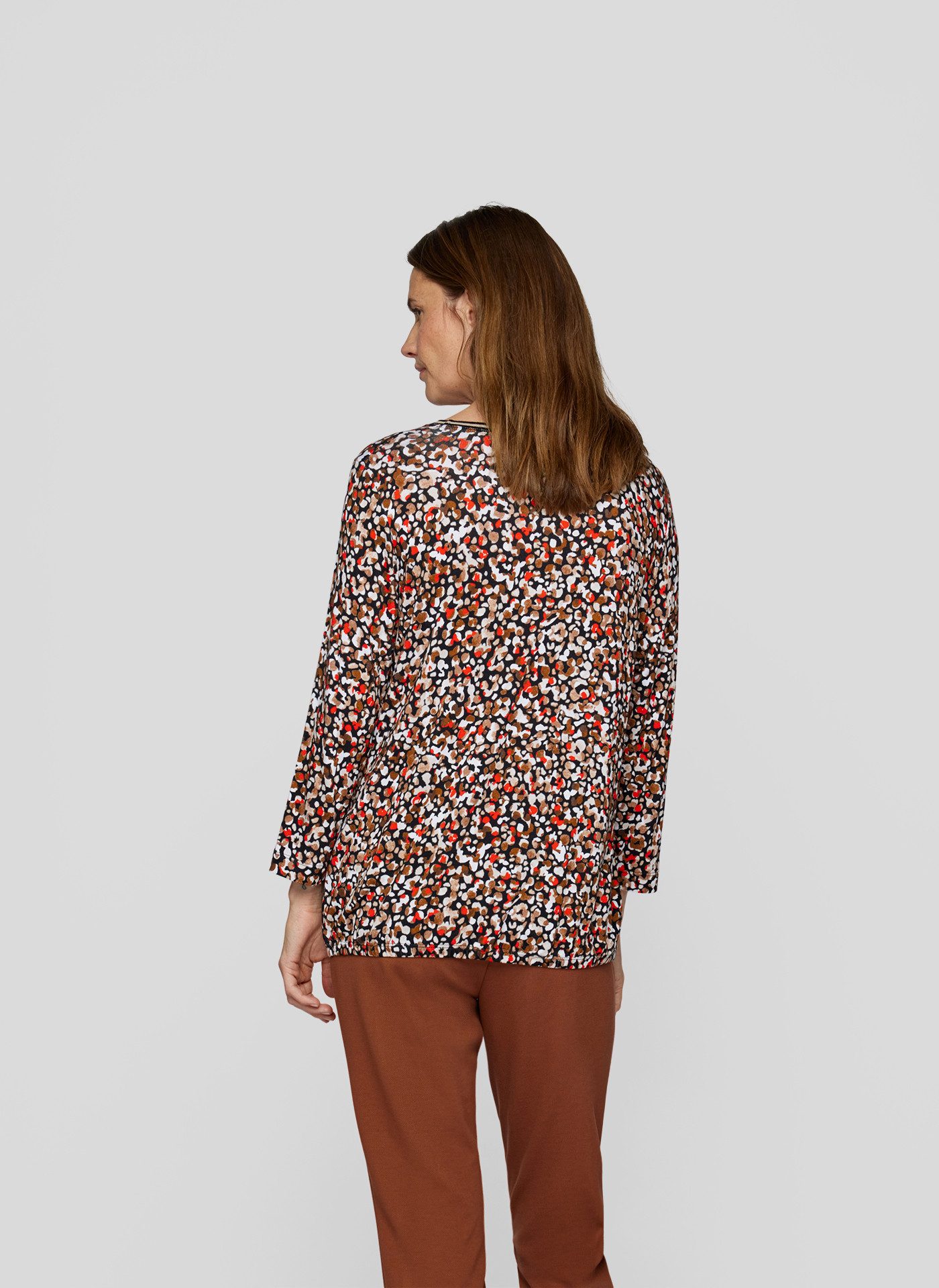 Rabe Shirt met 3/4 mouwen met grafisch patroon