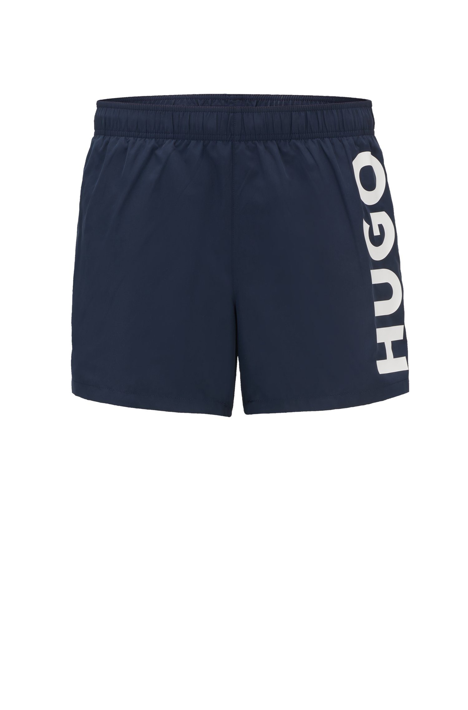 HUGO underwear Zwemshort ABAS zijwaarts met grote hugo logo-print