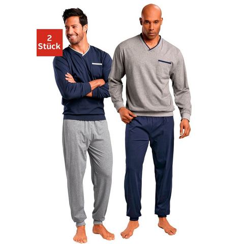 NU 20% KORTING: le jogger® Pyjama in lang model (set, Set van 2)