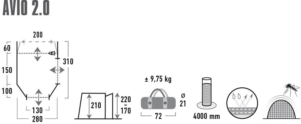 High Peak Bustent Avio 2.0