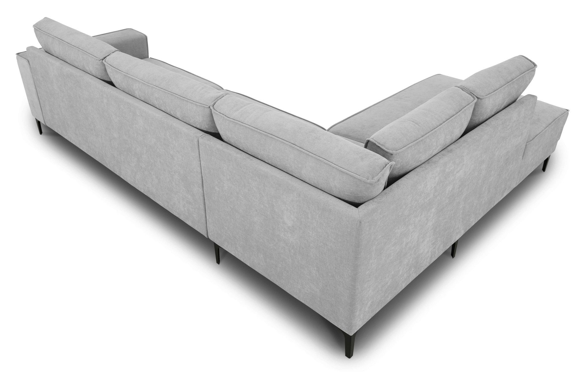 Places of Style Hoekbank Oland, structuur, platweefsel, luxe microvezel, bouclé