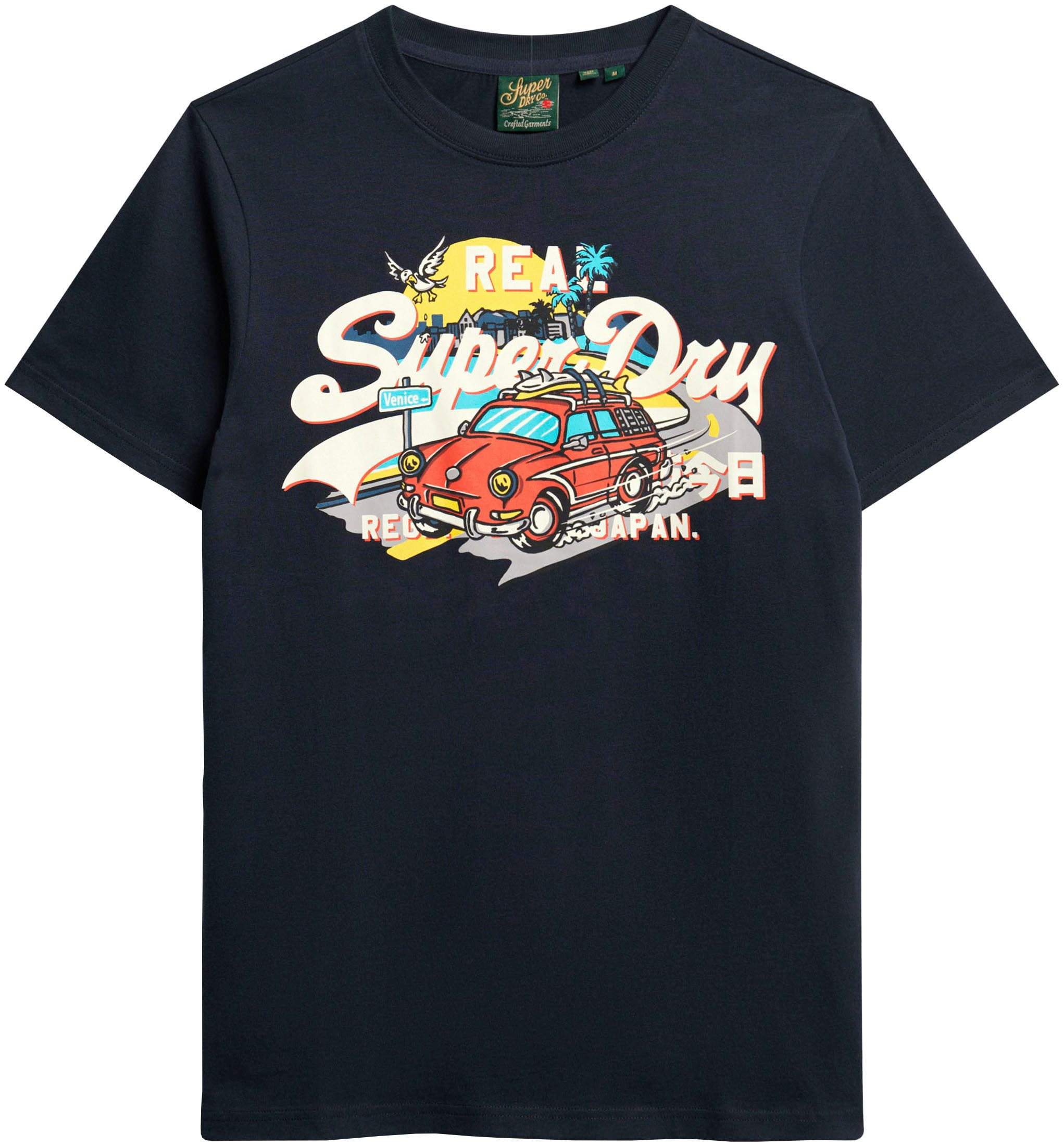 Superdry Shirt met print SD-LA VL GRAPHIC T SHIRT
