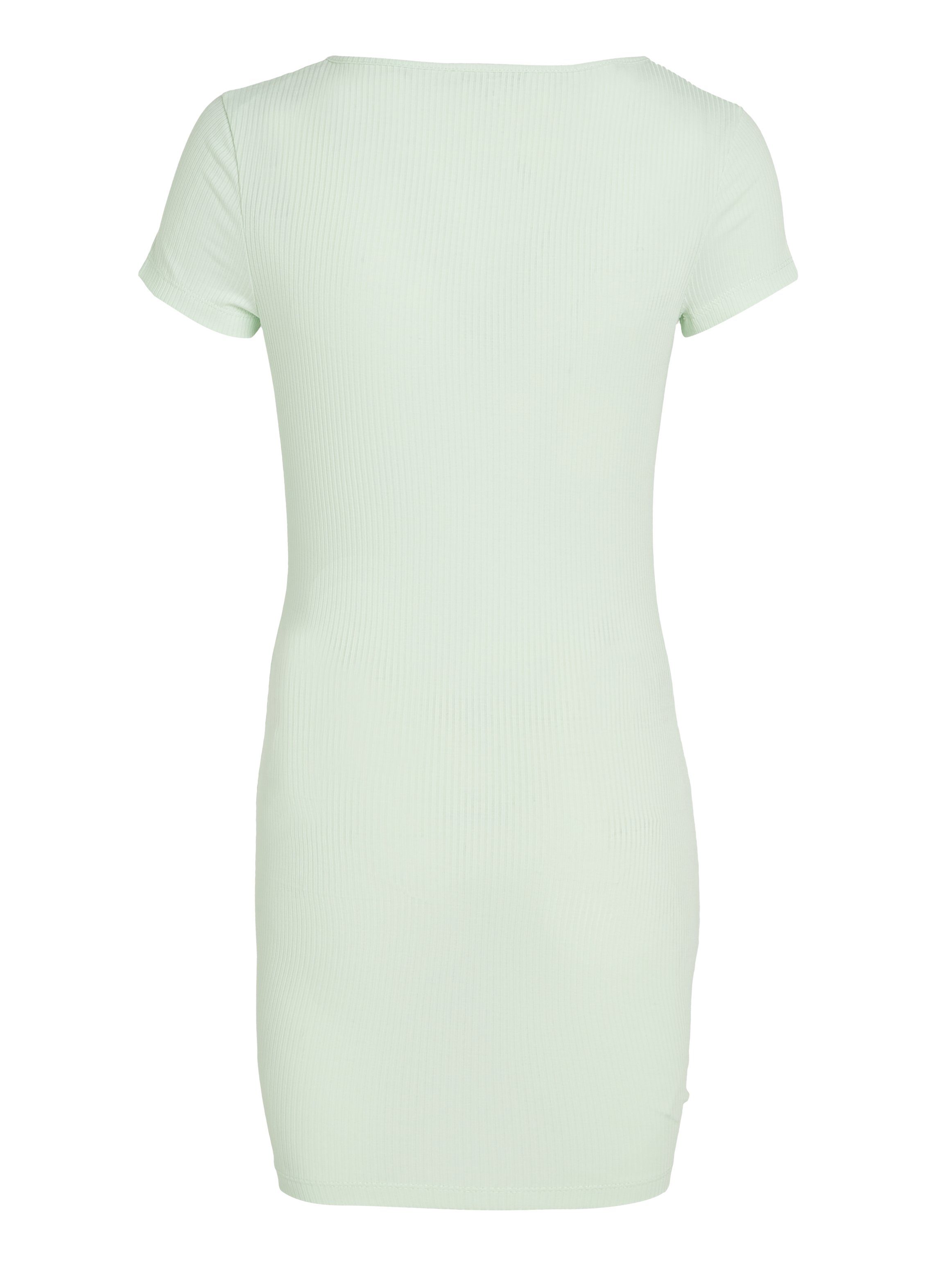 TOMMY JEANS Jerseyjurk TJW TIE GATHERING RIB DRESS