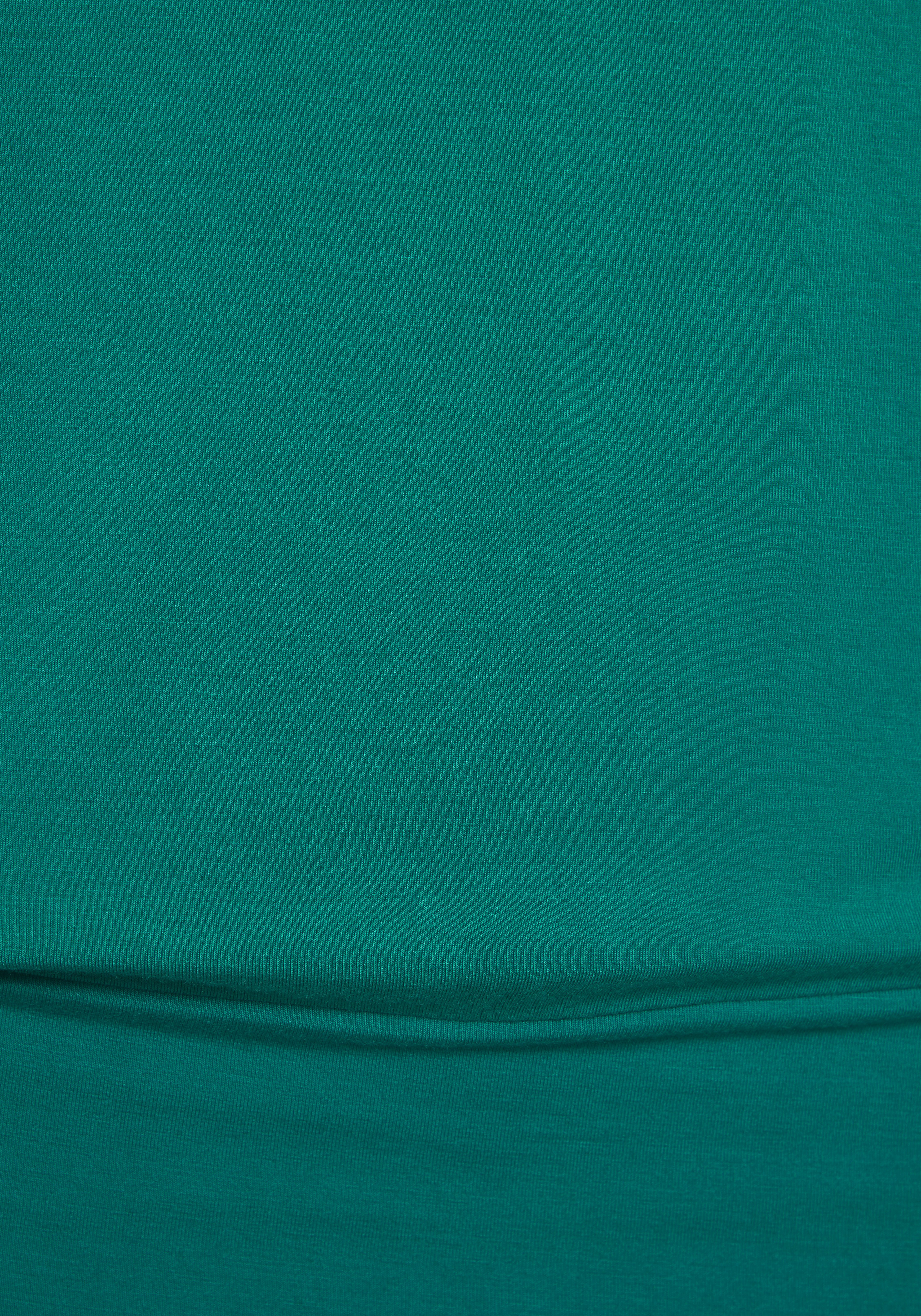 Lascana Shirt met ronde hals Met variabele mouwlengte van zachte viscose-stretch