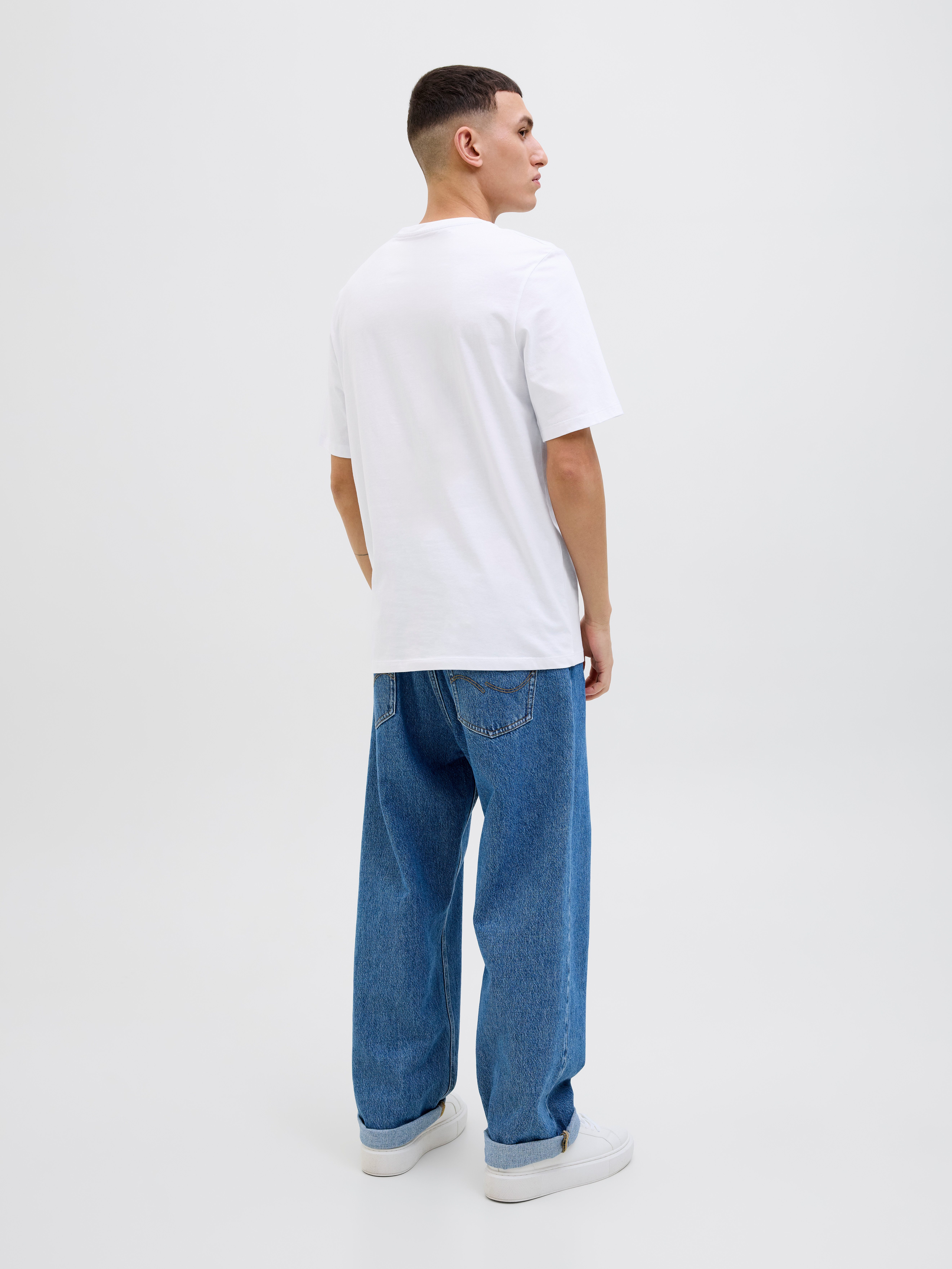 Jack & Jones Shirt met print JJHAWAII SHAPE TEE SS CREW NECK