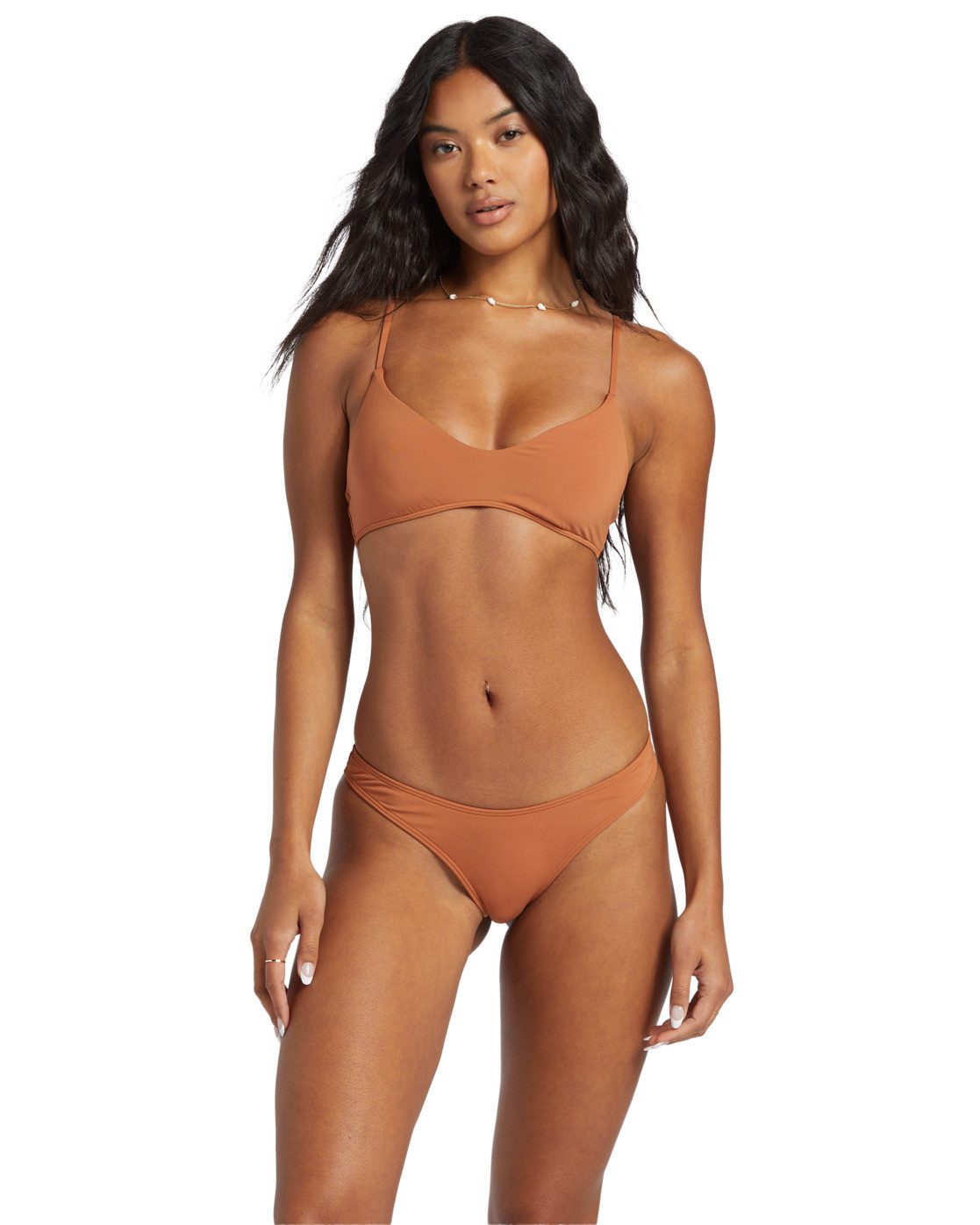 Billabong Bandeau-bikinitop Sol Searcher dames bandeaubikini's maat XL bruin