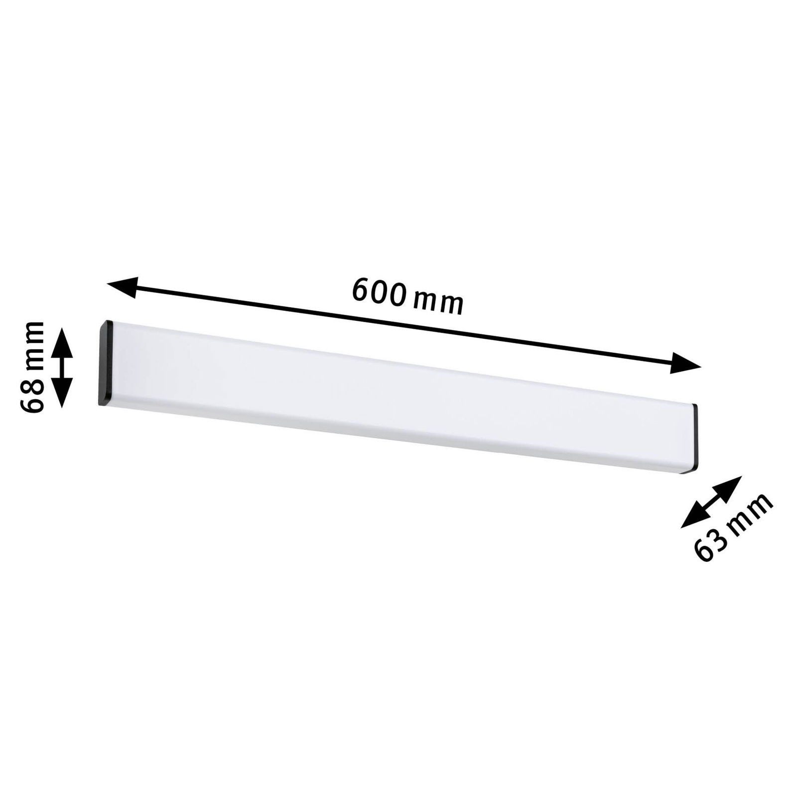Paulmann Led-wandlamp Selection Bathroom LED Wandlamp Nembus IP44 3000K, 230V 11,2 W (1 stuk)