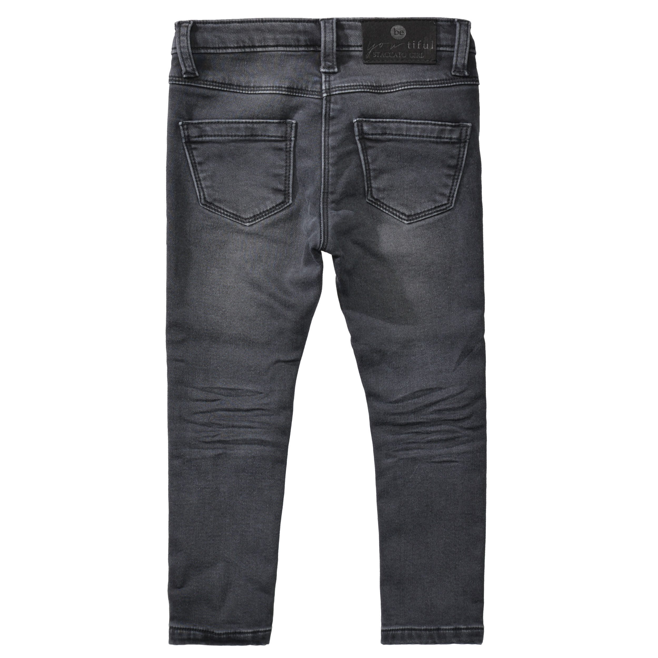 STACCATO 5-pocket jeans met warme binnenvoering geborsteld