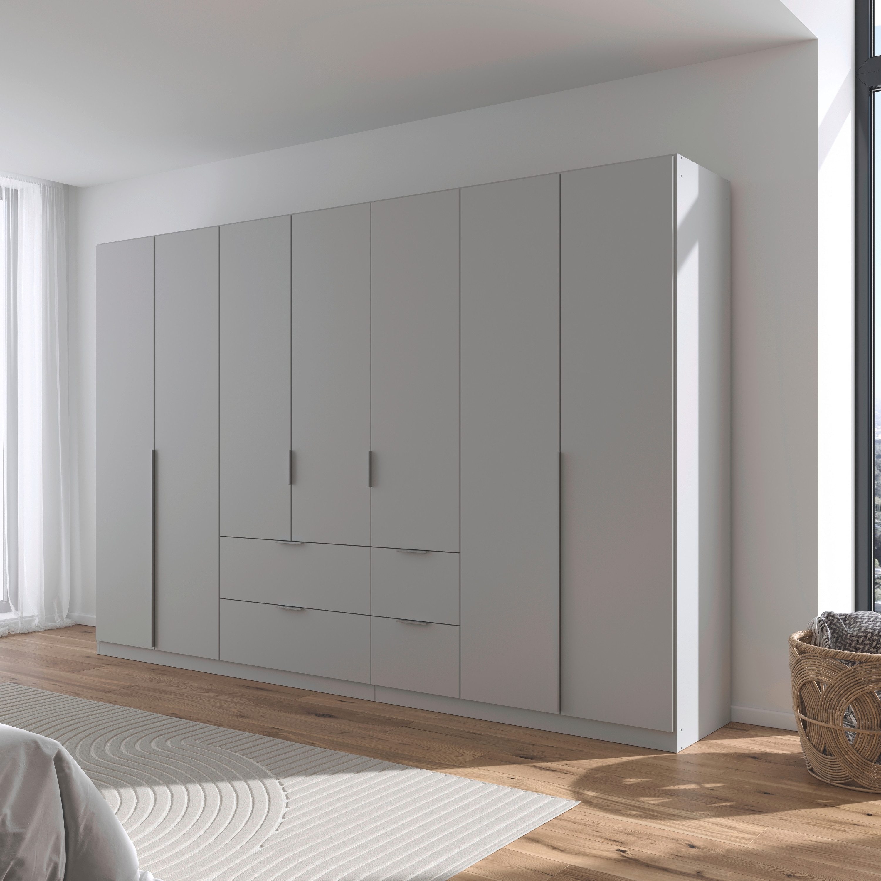 rauch Draaideurkast Kledingkast kast garderobe AGORDO met decor- of hoogglansfront