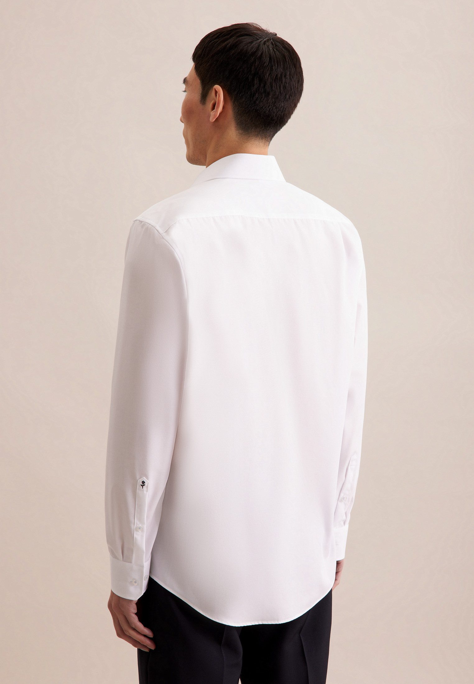 seidensticker Businessoverhemd Regular 1/1 Kent kraag effen