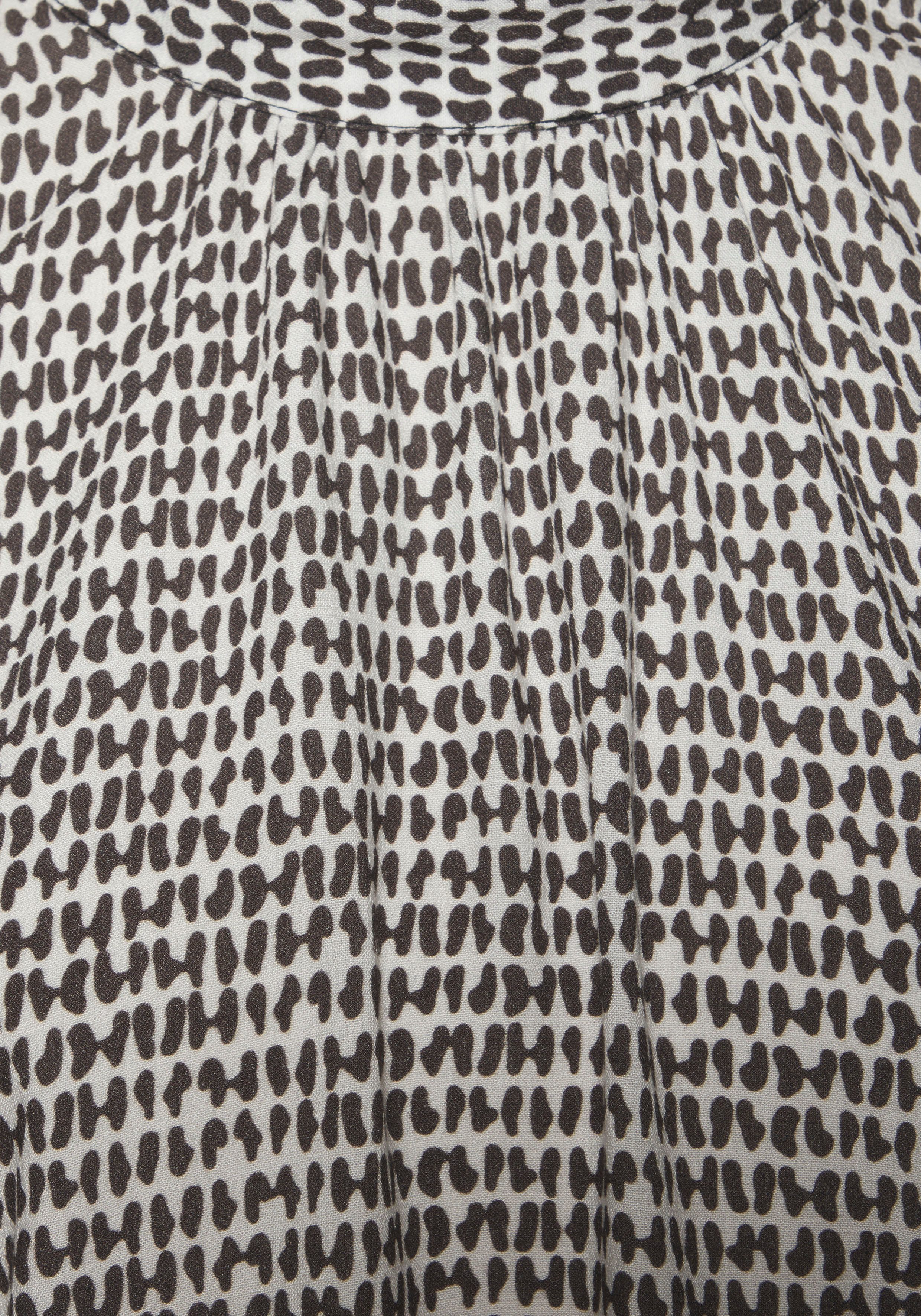 Lascana Blouse met korte mouwen met all-over print, damesblouse, sportief elegant
