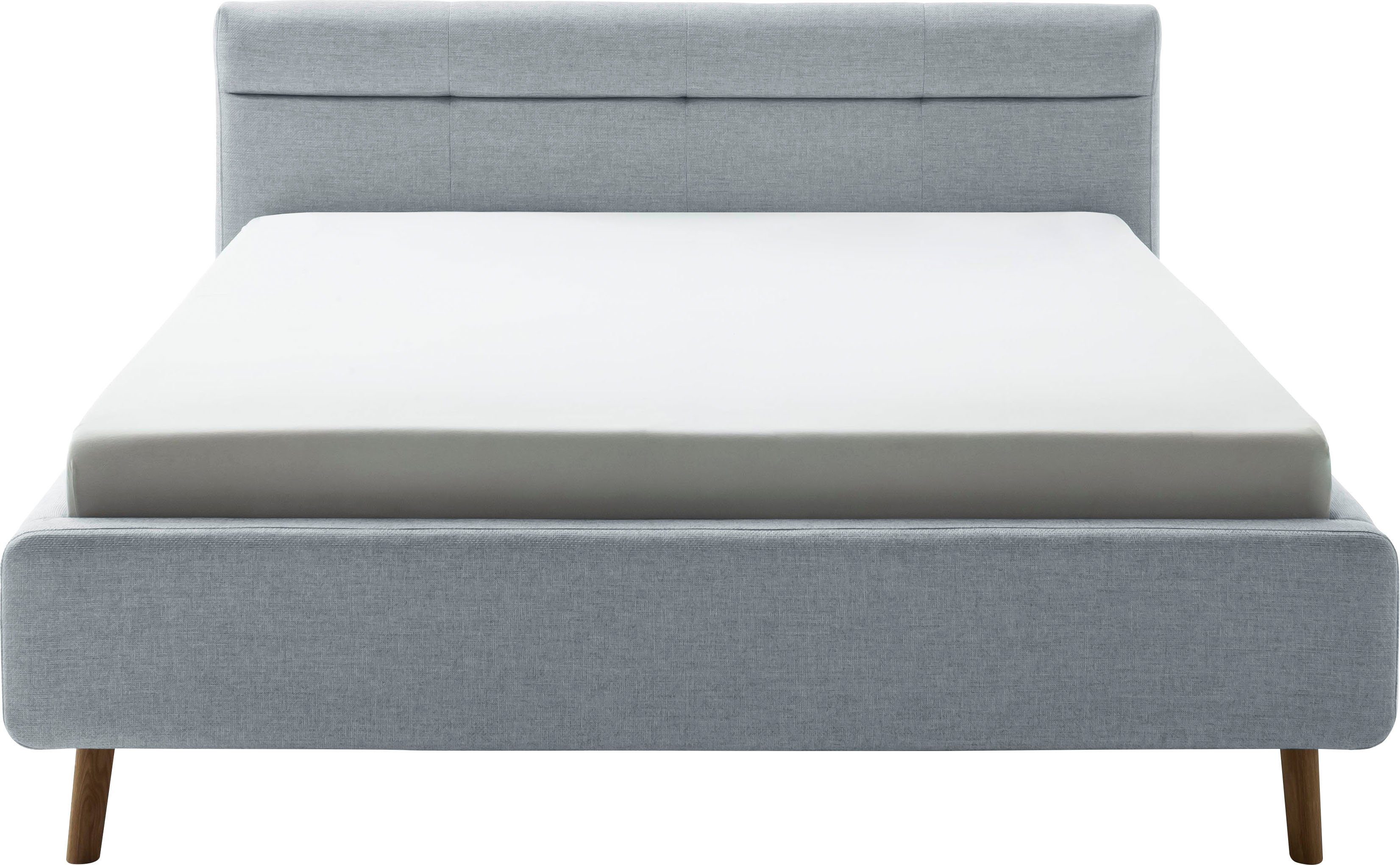 meise.möbel Gestoffeerd bed Lotte met lattenbodem en bedkist