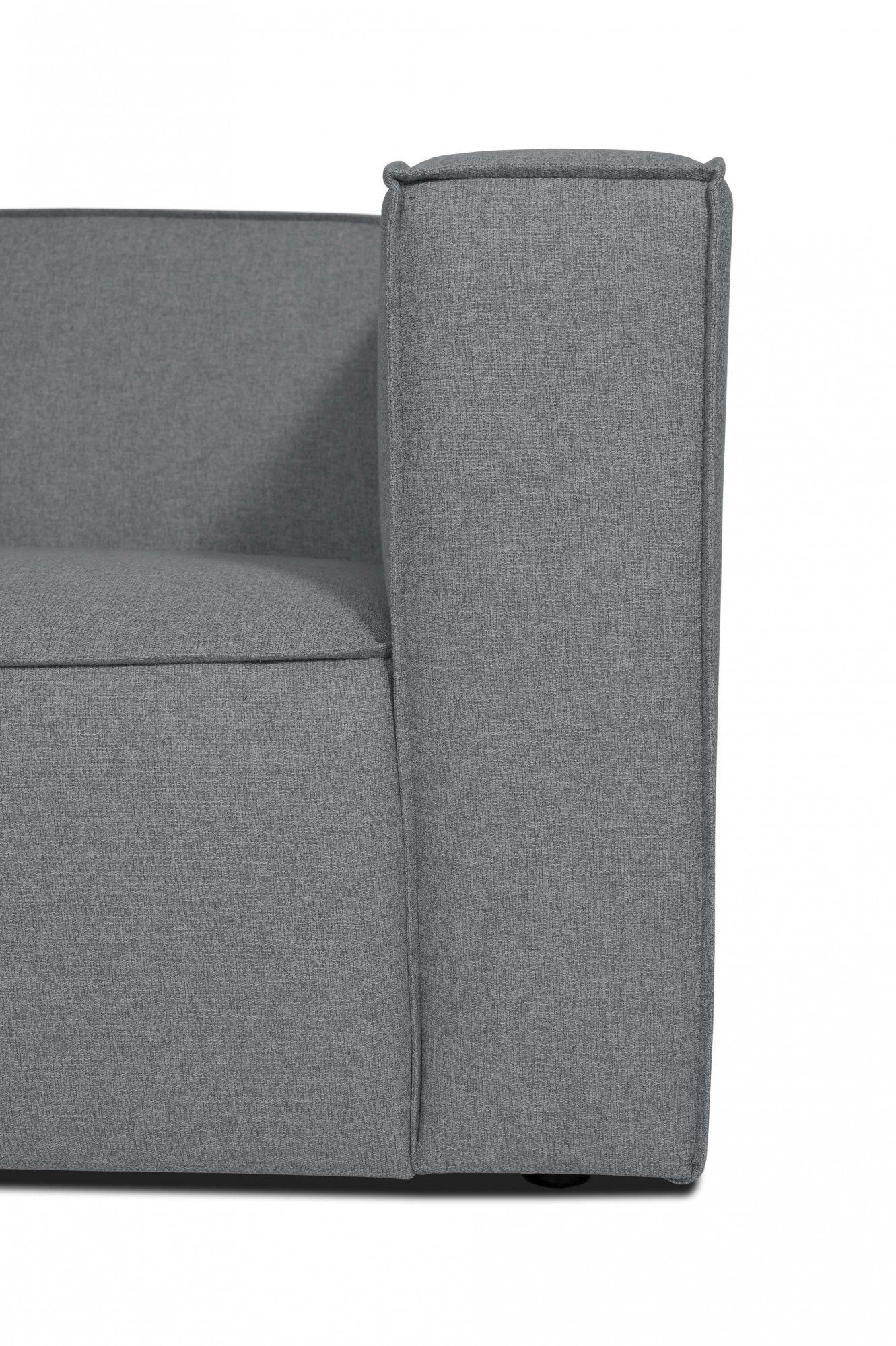 andas Hoekbank Dalby, L-model, extra diepe zitting, met biesnaad, aangenaam zitcomfort