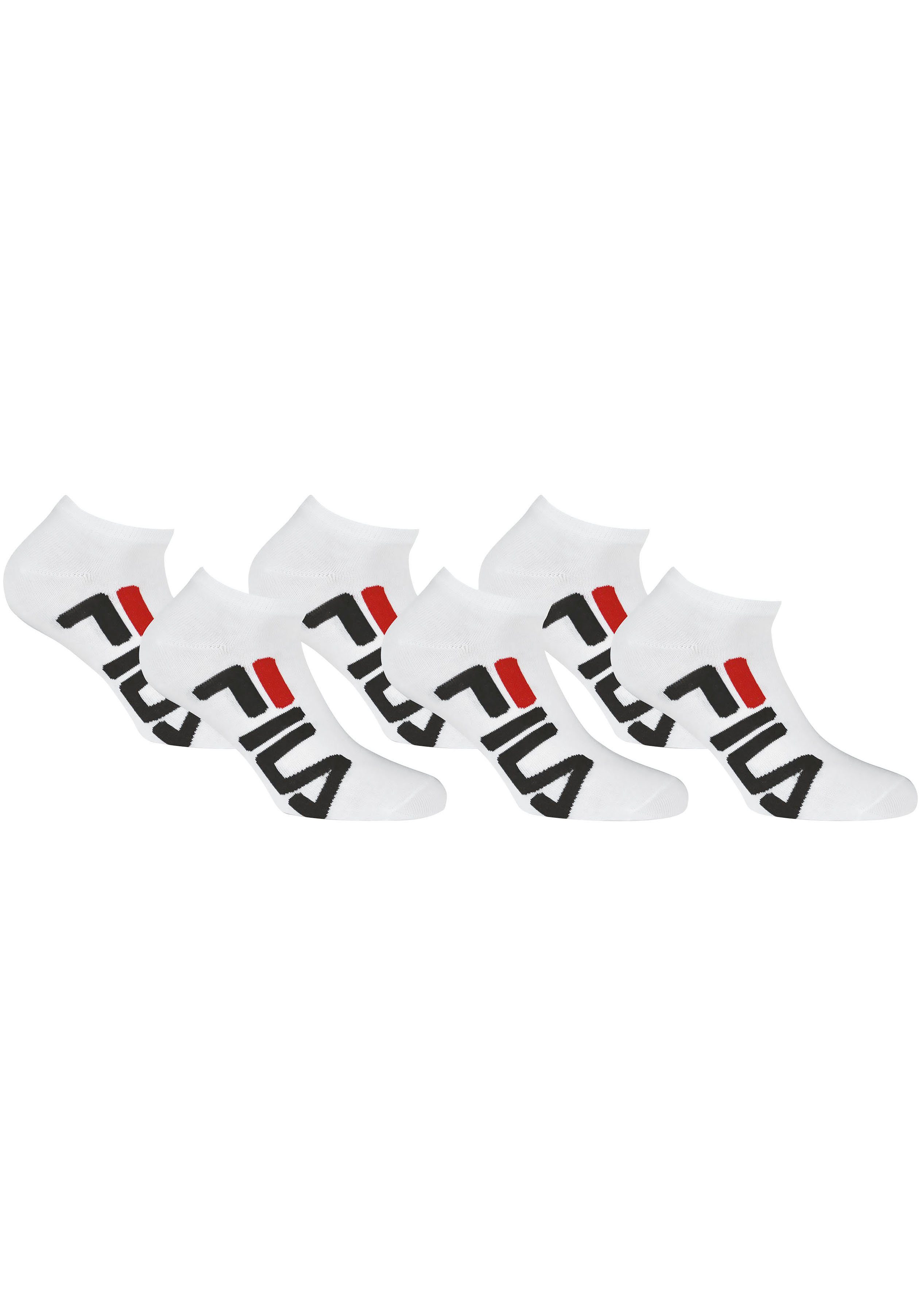 Fila Sneakersokken UNISEX INVISIBLE SOCKS Groot merkteken aan de zijkant (set, 6 paar)