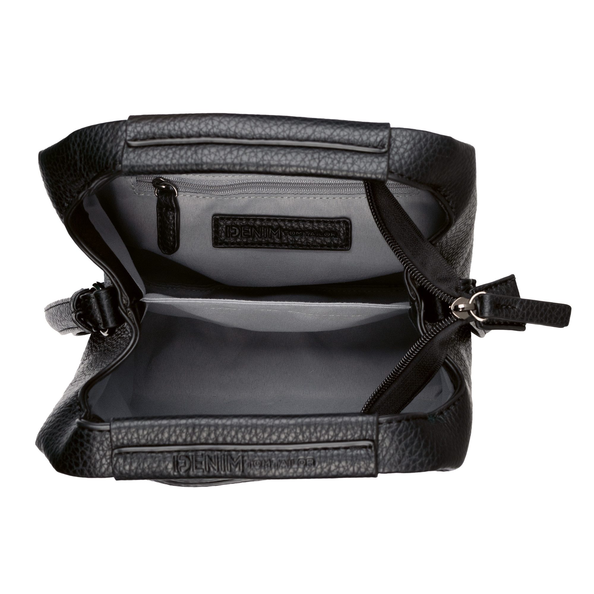 Tom Tailor Denim Hobo-tas Luara van nerf imitatieleer in actuele trendkleuren