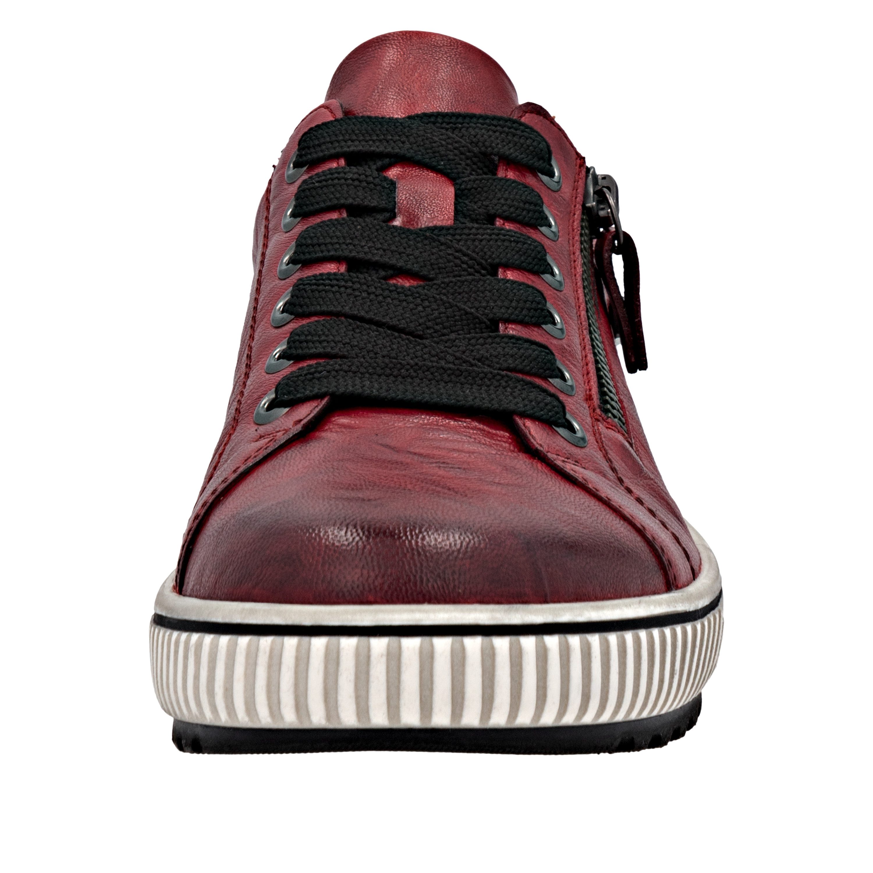Remonte Plateausneakers vrijetijdsschoen, lage schoen, veterschoen met buitenrits