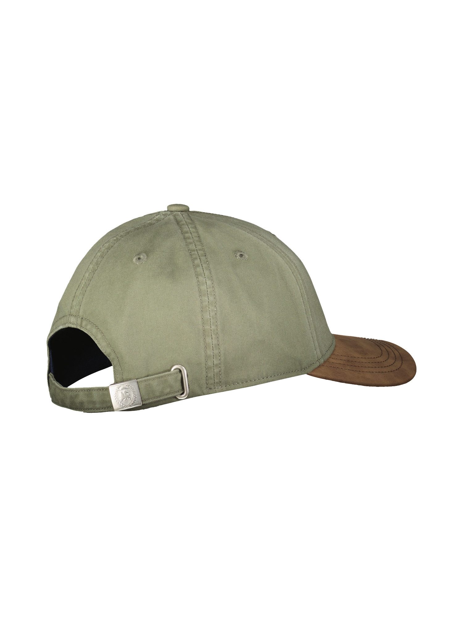Lerros Baseball pet LERROS basecap van canvas, met kunstlederen klep