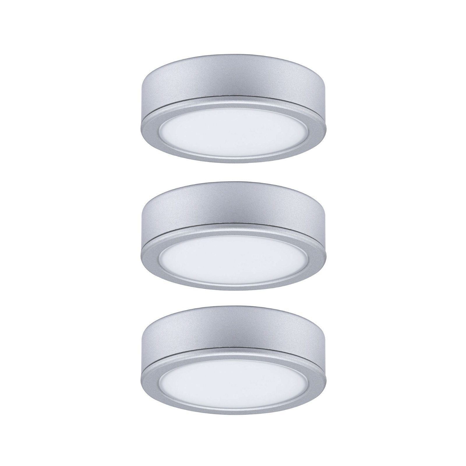 Paulmann Verlichting voor onderkast Meubel Set Pukk 3x3,5W 210lm 12/230V 2700K Kunststof/Zwart (3 stuks)