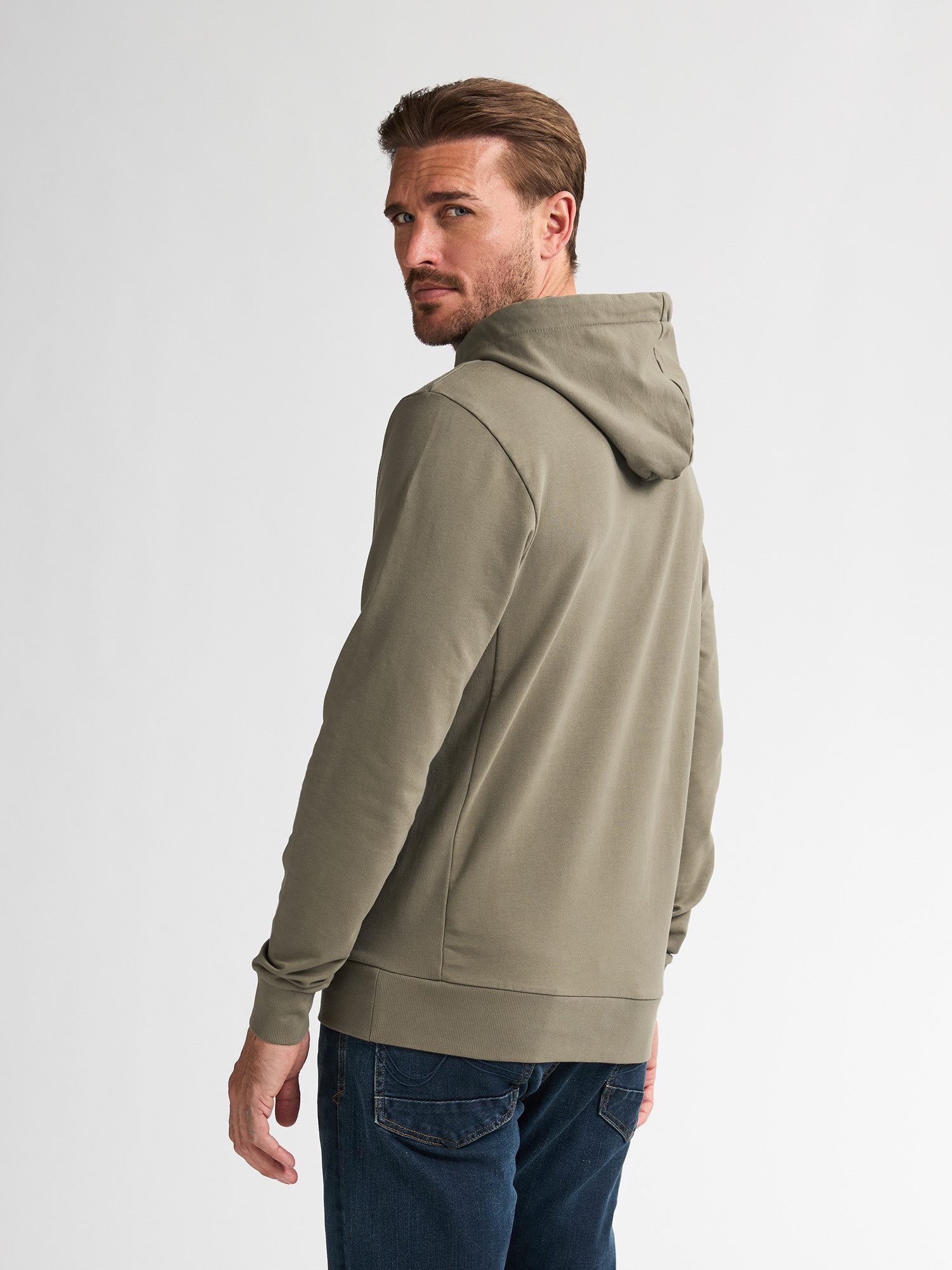Petrol Industries Hoodie met geborduurd logo