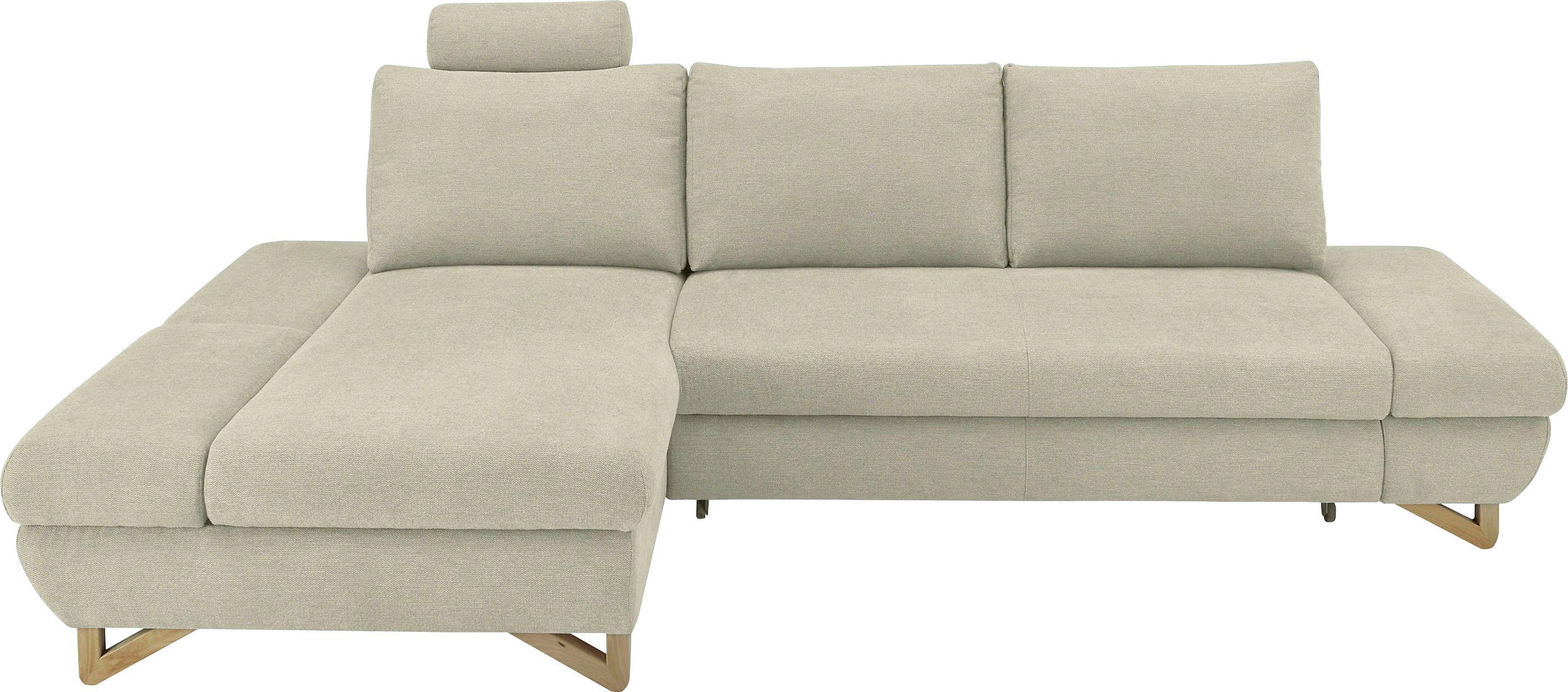 INOSIGN Slaapbank City/Giron comfortabele slaapbank (ligoppervlak 245 x 138 cm) en bedlade
