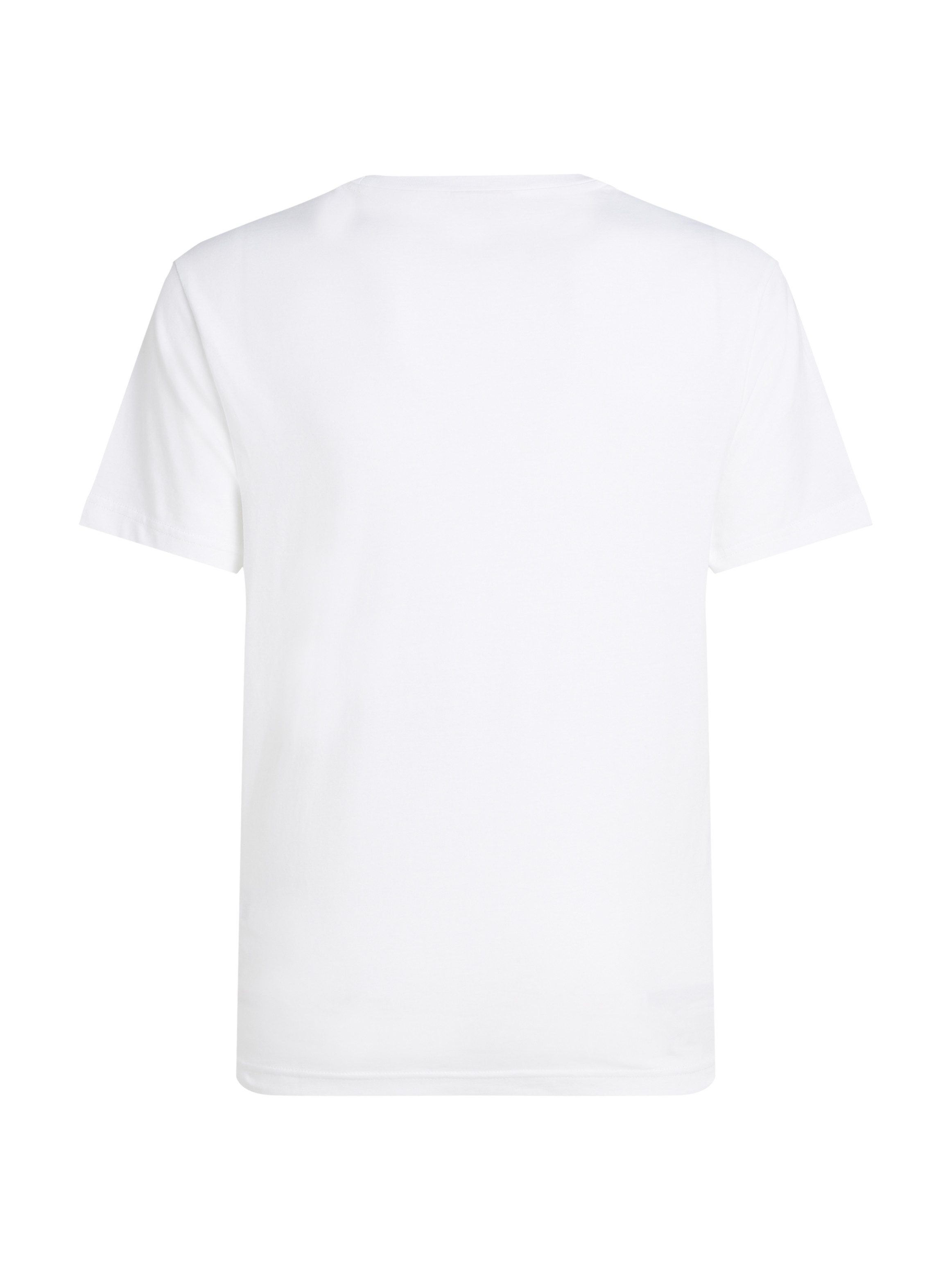 Calvin Klein Shirt met ronde hals SPLIT LINE LOGO T-SHIRT