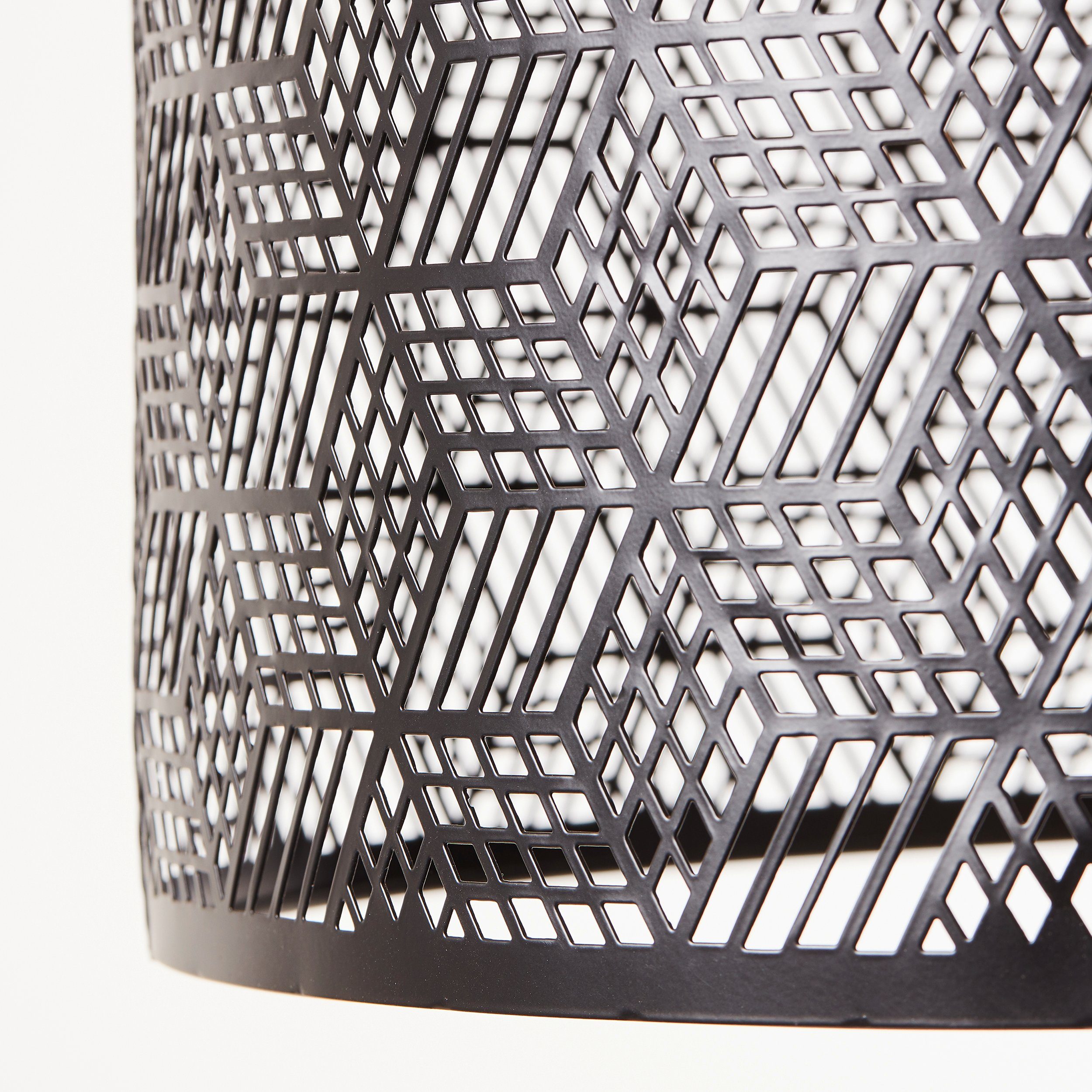 Brilliant Leuchten Hanglamp Santy 120 x 39 cm, e27, inkortbaar, metaal/bamboe, zwart/natuurlijk